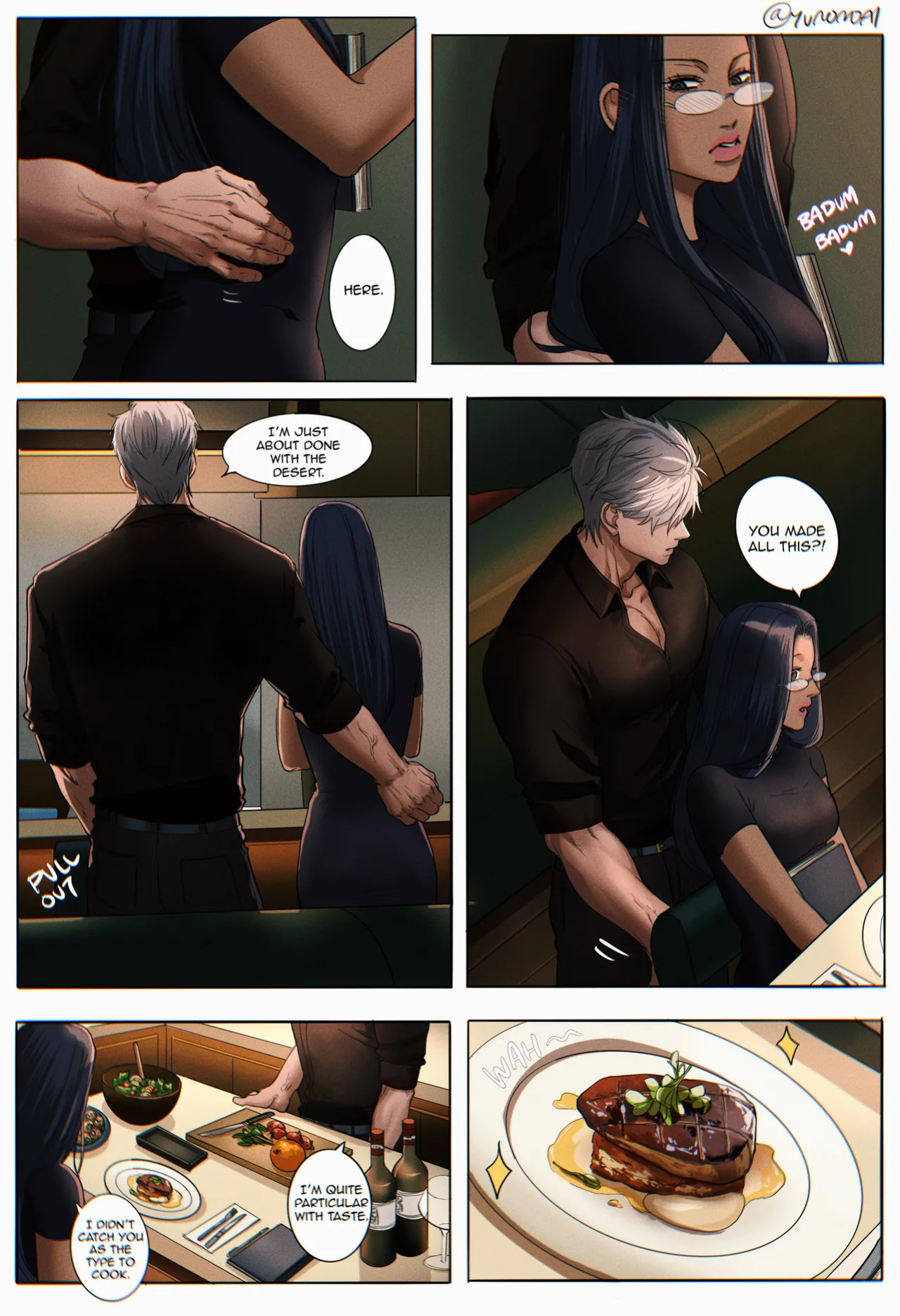 [Yuana媛] Sylus comic (dark tan MC) (Love and Deepspace)