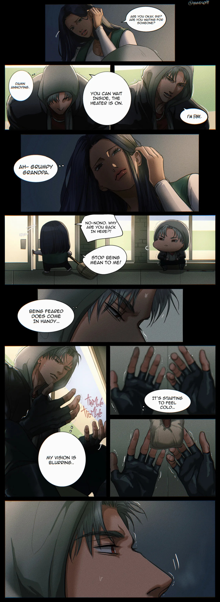 [Yuana媛] Sylus comic (dark tan MC) (Love and Deepspace)