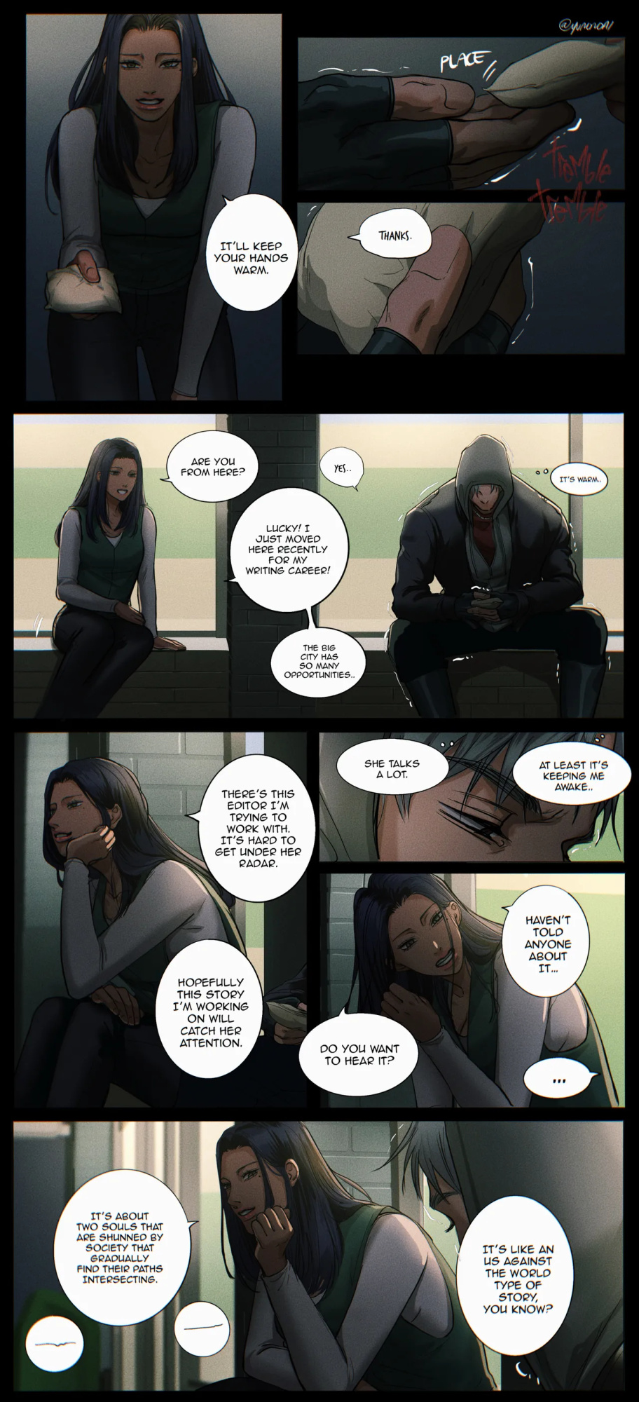 [Yuana媛] Sylus comic (dark tan MC) (Love and Deepspace)