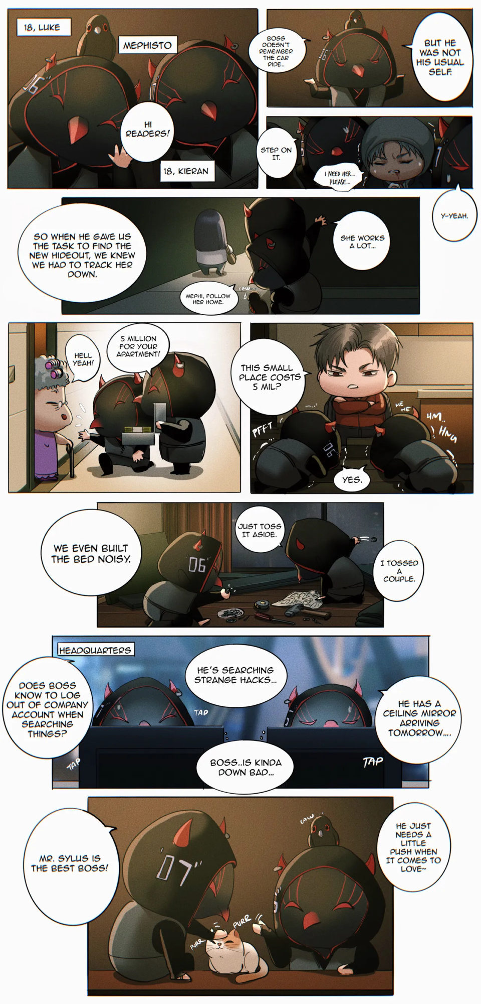 [Yuana媛] Sylus comic (dark tan MC) (Love and Deepspace)