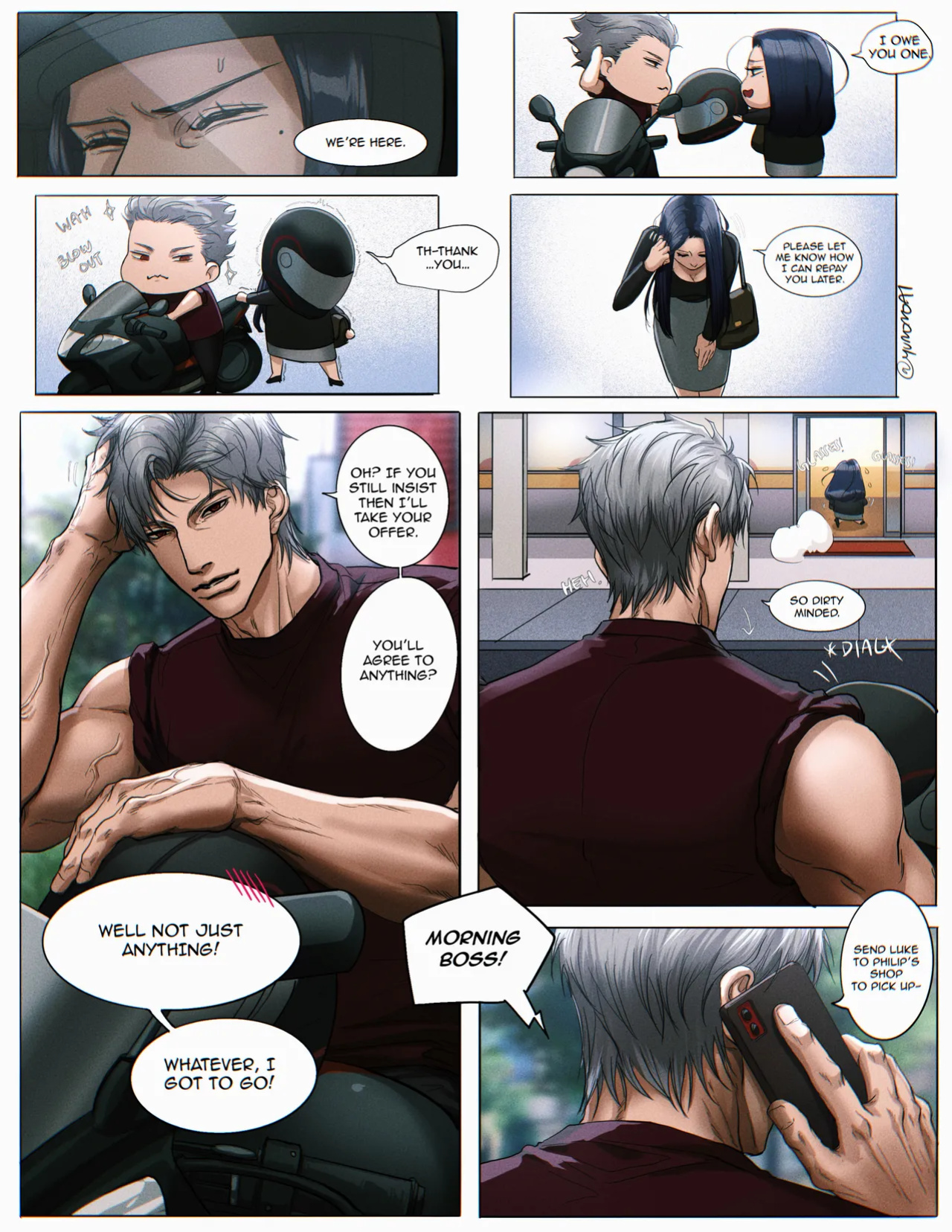 [Yuana媛] Sylus comic (light skin MC) (Love and Deepspace)