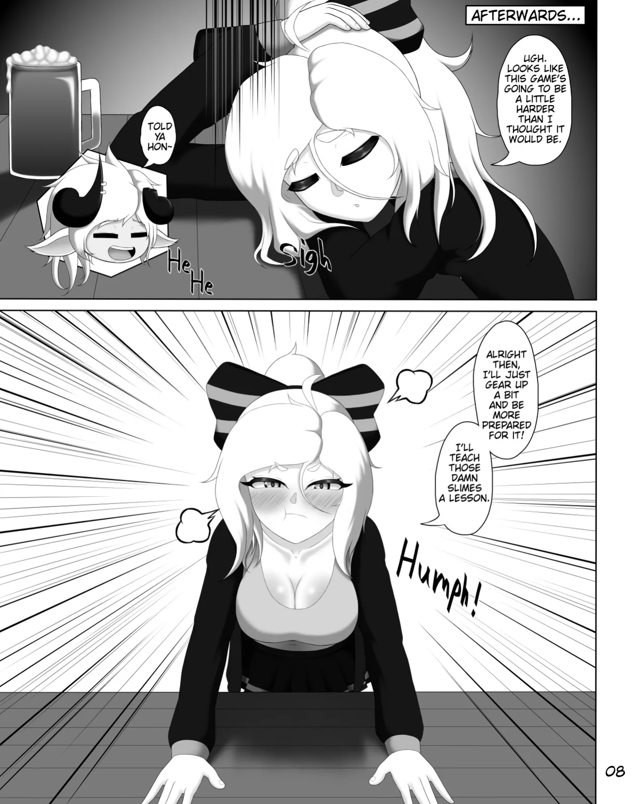 [Hoonter] Fumiko's Lewd Encounters in an Erotic RPG VR Game!!! [English]
