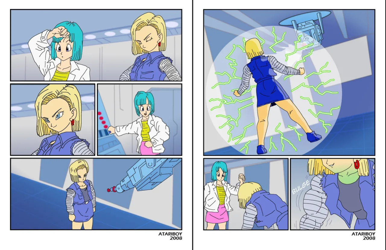 (Atariboy2600) Bulma Hulked Up Android 18