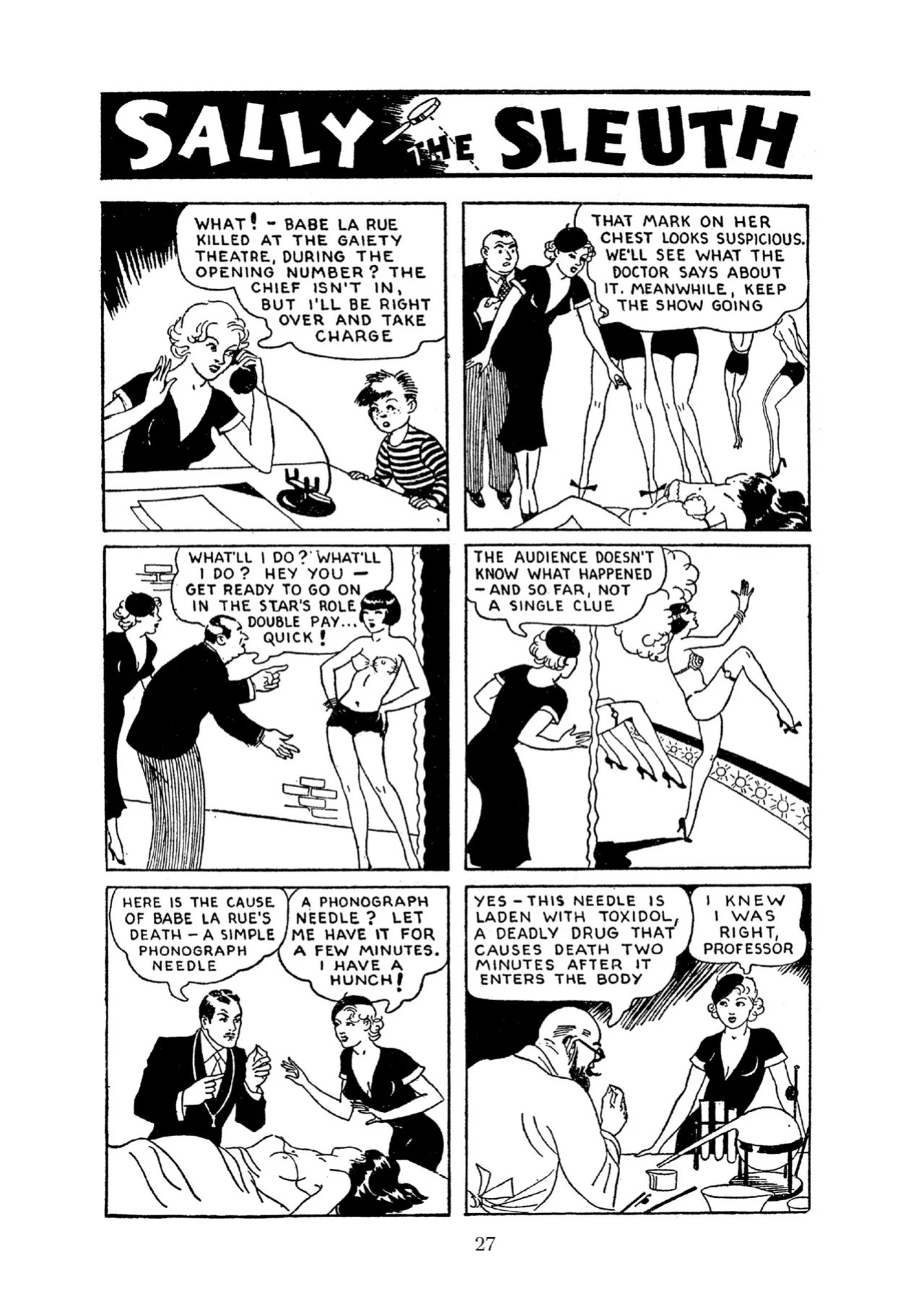 [Adolphe Barreaux] Sally the Sleuth [English]