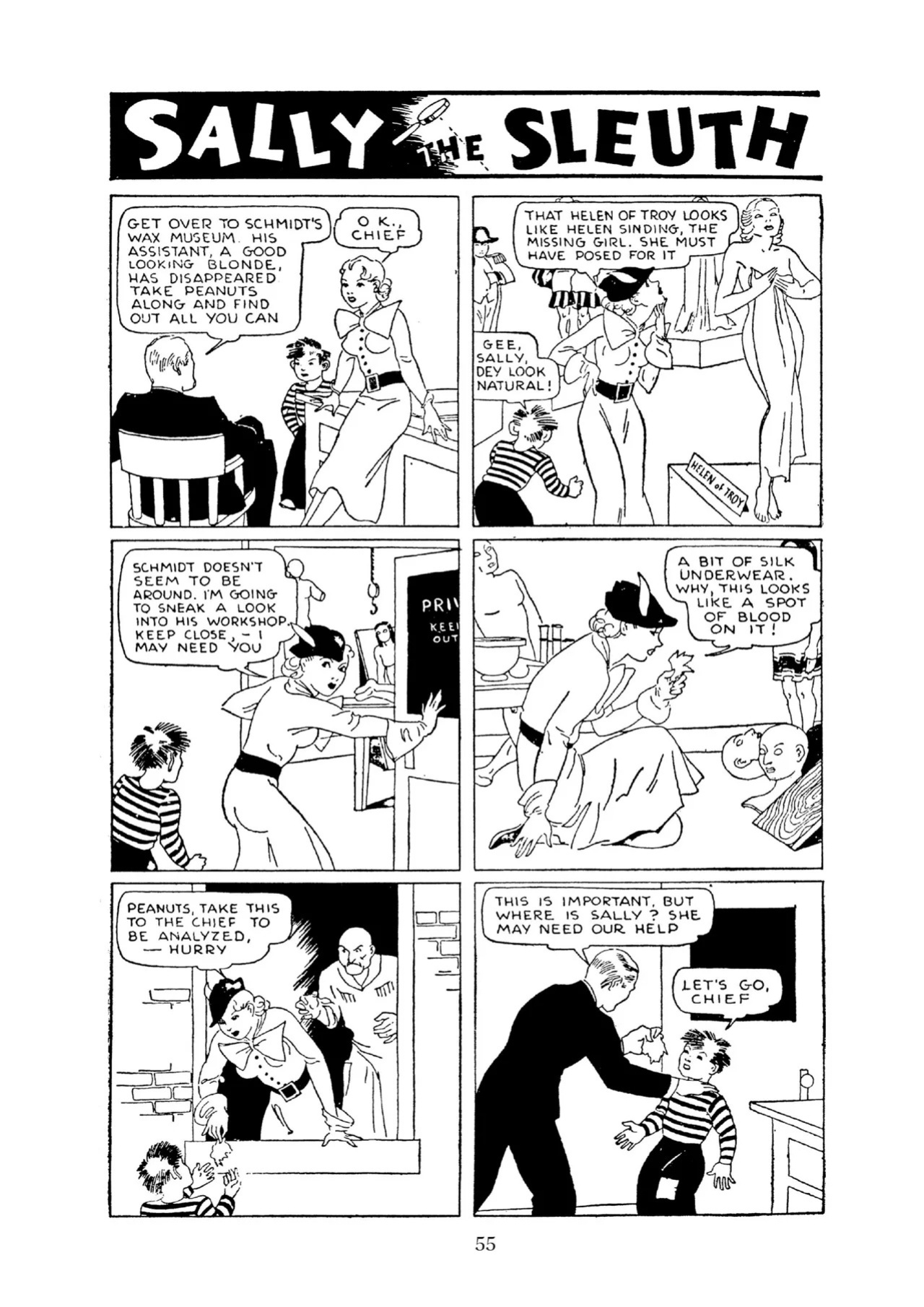 [Adolphe Barreaux] Sally the Sleuth [English]