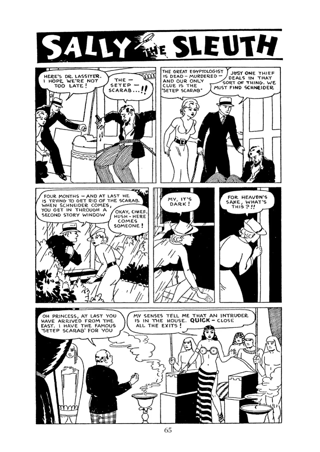 [Adolphe Barreaux] Sally the Sleuth [English]