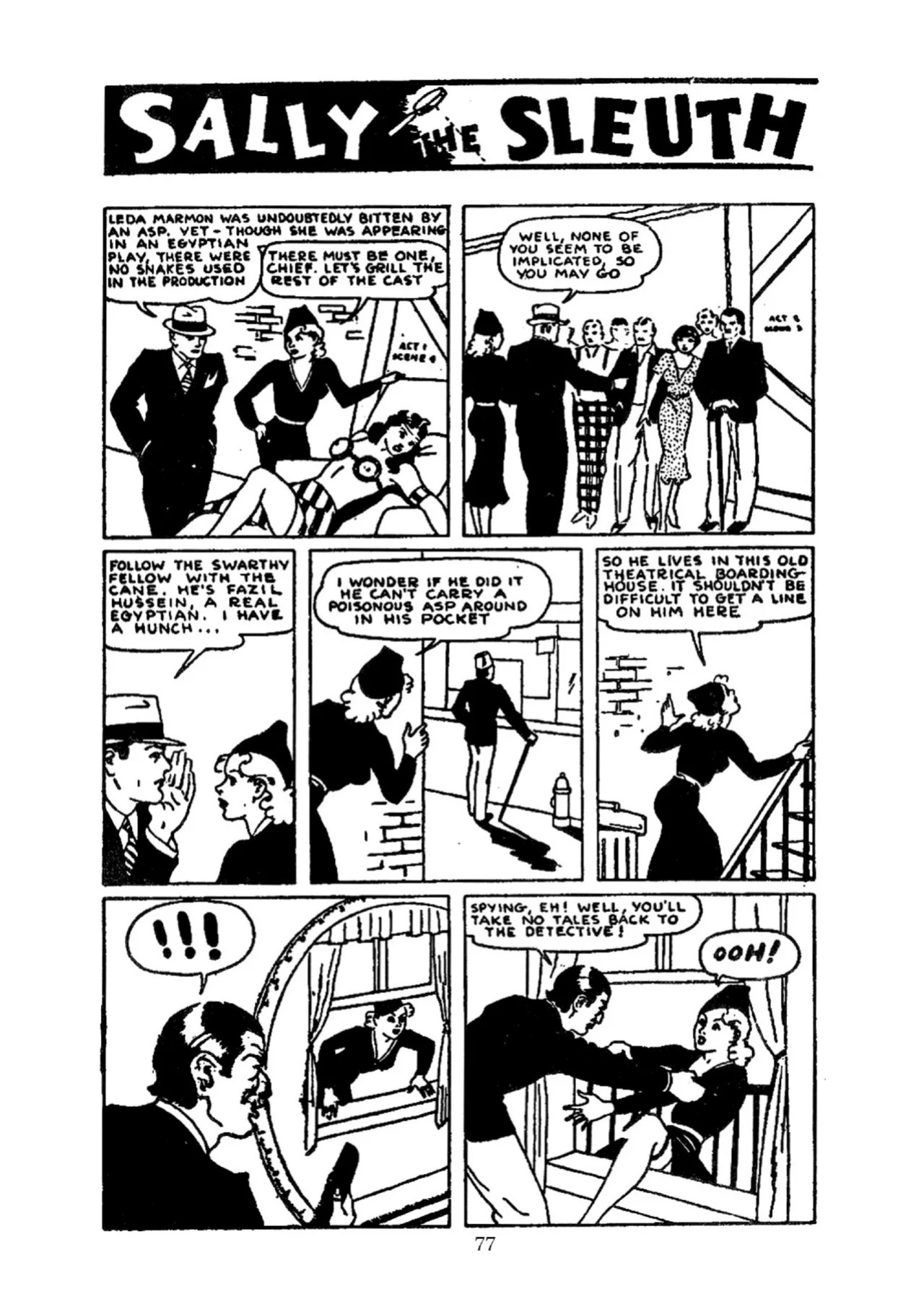 [Adolphe Barreaux] Sally the Sleuth [English]