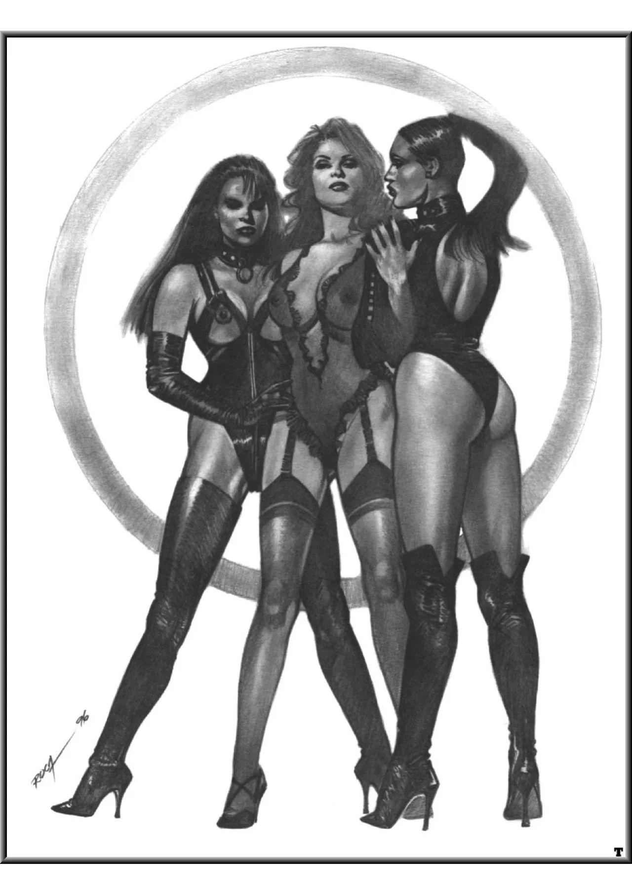 Leather & Lace II (A Gallery Girls Collection) [English]
