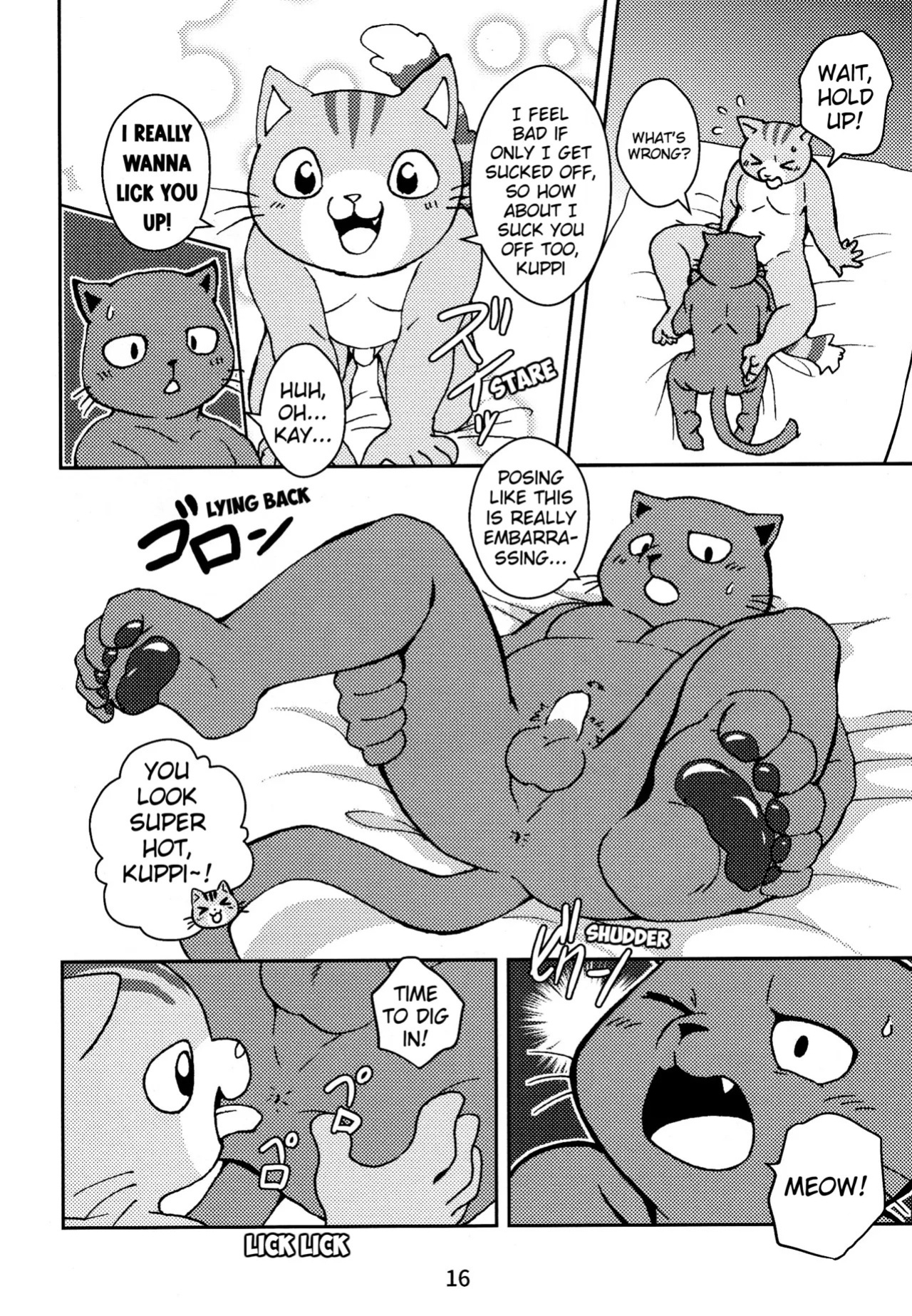 (Kansai! Kemoket 7) [Kudamono damono (Kajitsu)] Kagayake! Onii-san | Shining Buddies! (Hataraku Onii-san!) [English] [Benjiboyo]