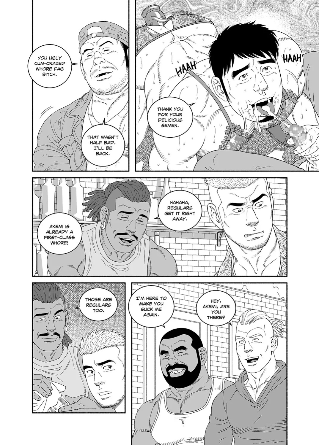 [Gengoroh Tagame] I Got Turned into My Best Friend's Father's Bitch - Final Chapter Part3 [Eng]