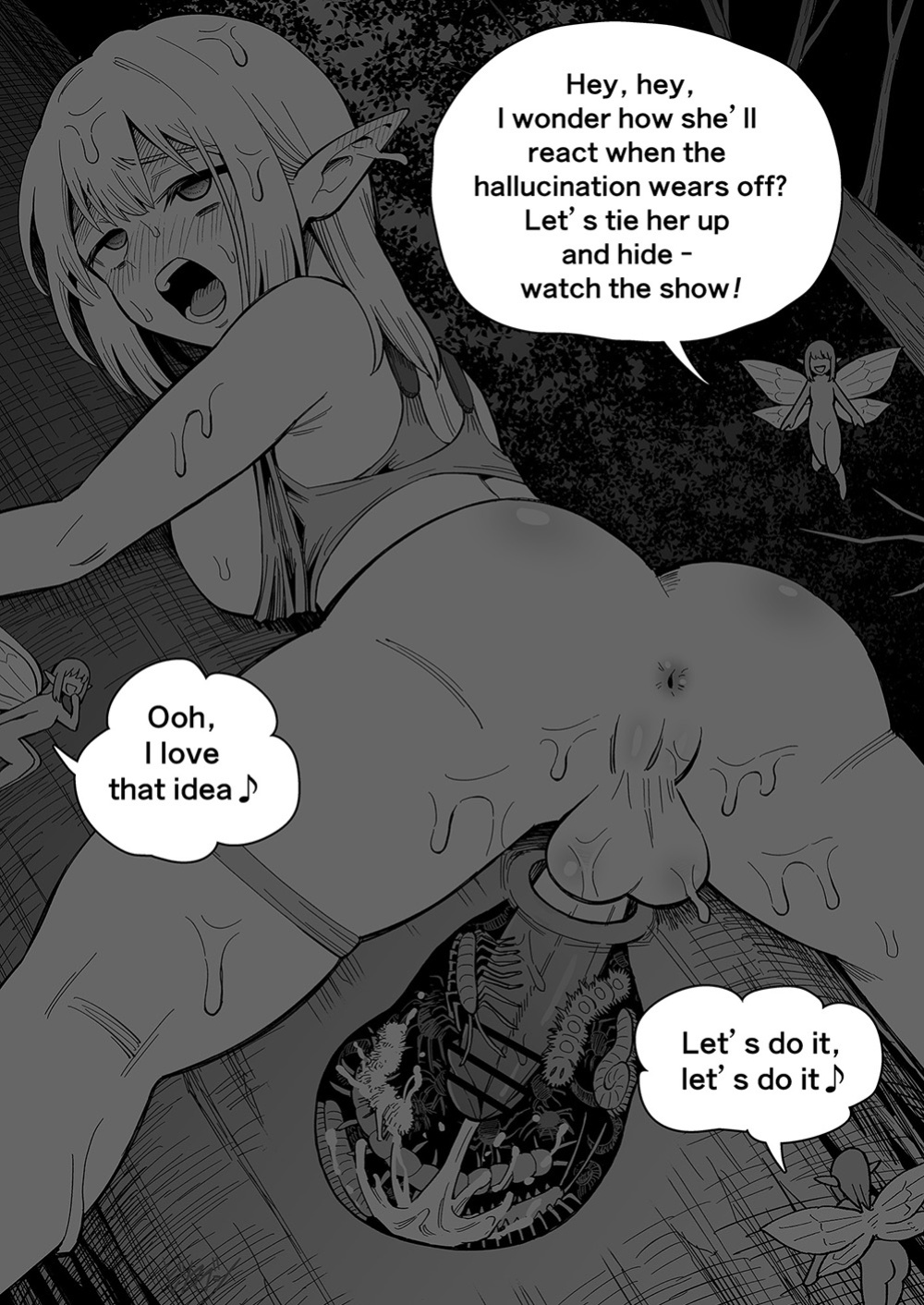 [Hitsumabushi] Elf to Yousei no Mori [Japanese, English]