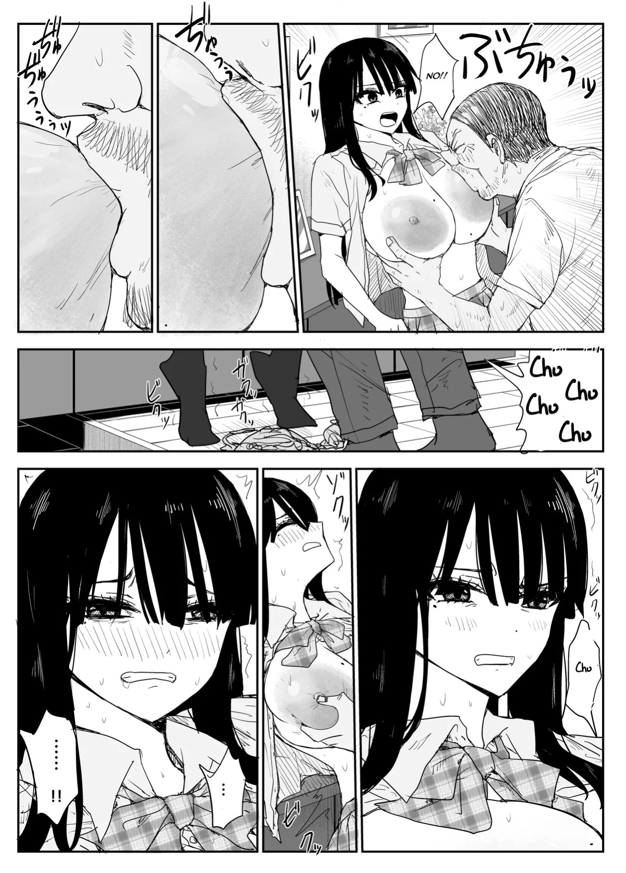 [Haitoku no Mori (Moria)] Oshiego Kiss Hame Nikki 2 Iyagaru Oshiego ni Sukumizu Kisete Oppai Nyuurin Shaburimakuru | Kiss-Sex Diary with My Student 2 ~Forcing a Reluctant Student into a School Swimsuit, Sucking Her Breasts and Areolas Over and Over~ [Aish