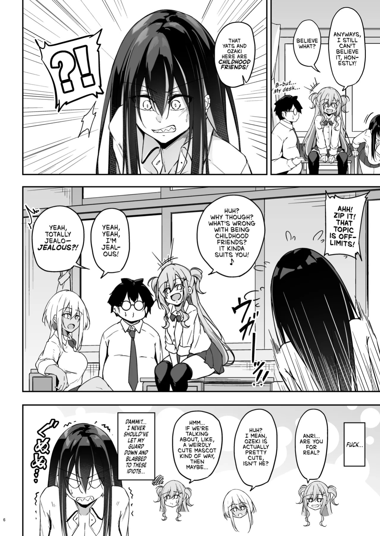 [Gakuen Ketsumeichou (Oriue Wato)] Ota x Gal ~Yatsu Touko no Baai~ | Otaku x Gyaru: The Case of Touko Yatsu [English] [head empty] [Digital]