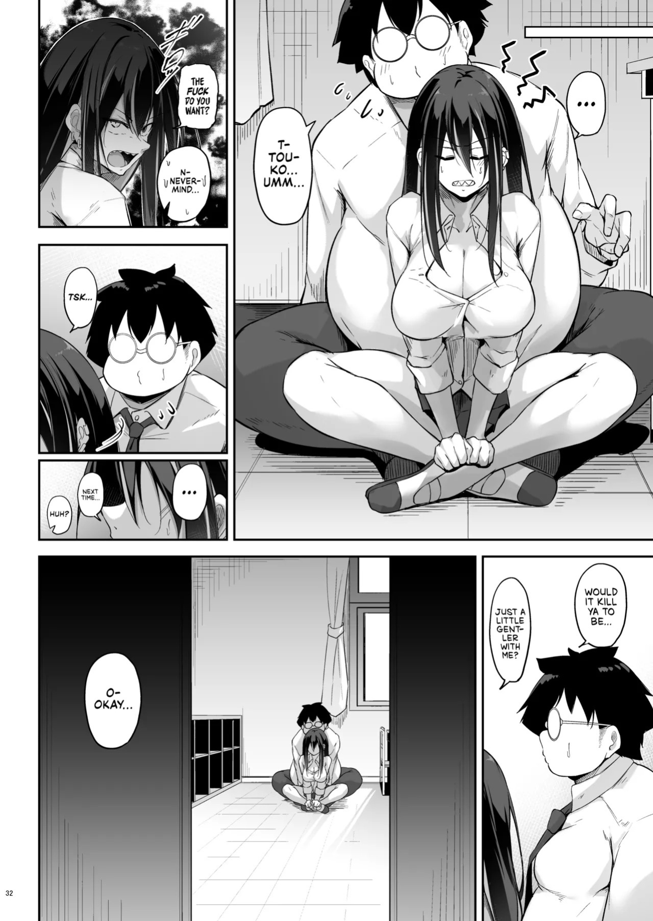 [Gakuen Ketsumeichou (Oriue Wato)] Ota x Gal ~Yatsu Touko no Baai~ | Otaku x Gyaru: The Case of Touko Yatsu [English] [head empty] [Digital]