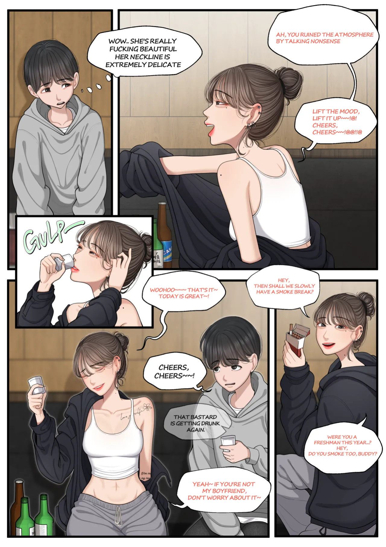 [OnThe] At a bar - Senior with a bad personality 1 & 2 (English)