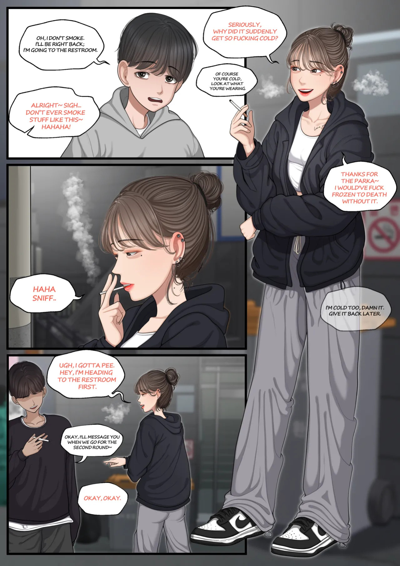 [OnThe] At a bar - Senior with a bad personality 1 & 2 (English)