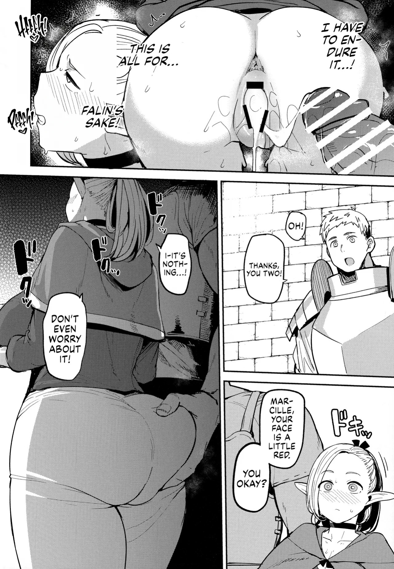 (C106) [North70 (Nanao Yukiji)] Chin Ochi Donkusa Elf | Dumbass Elf, Dicked Over And Dicked Down (Dungeon Meshi) [English] [Suizokukan]