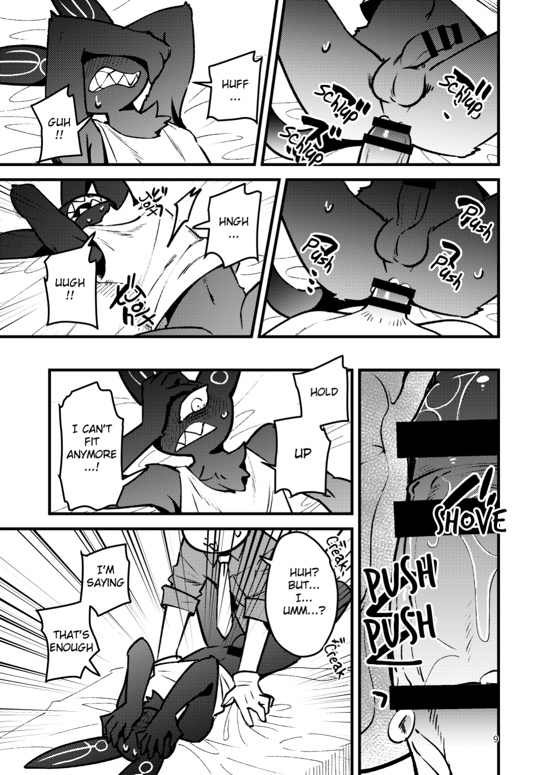 [Harugoya (Harusuke)] Sebas ga tukutta Yakuhinn de Gimlet ga Midarani narurashii | Turns out the drug Sebastion made, turned Gimlet horny (Giant Lady) [English] [Benjiboyo] [Digital]