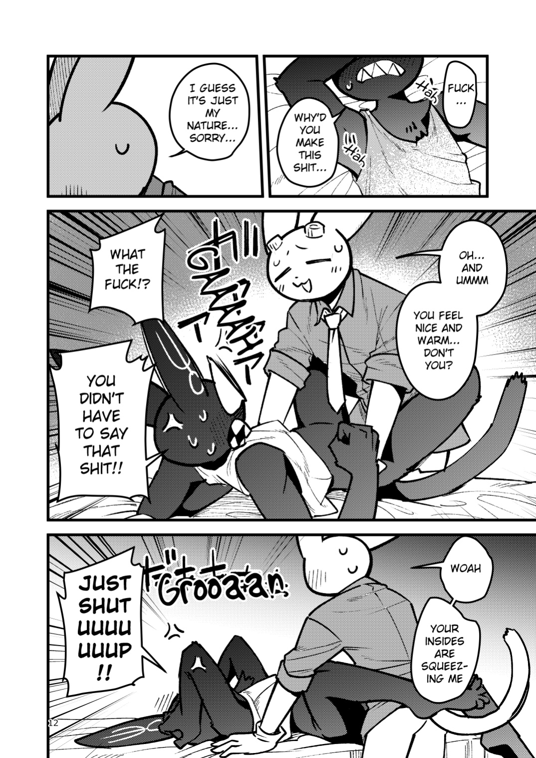 [Harugoya (Harusuke)] Sebas ga tukutta Yakuhinn de Gimlet ga Midarani narurashii | Turns out the drug Sebastion made, turned Gimlet horny (Giant Lady) [English] [Benjiboyo] [Digital]