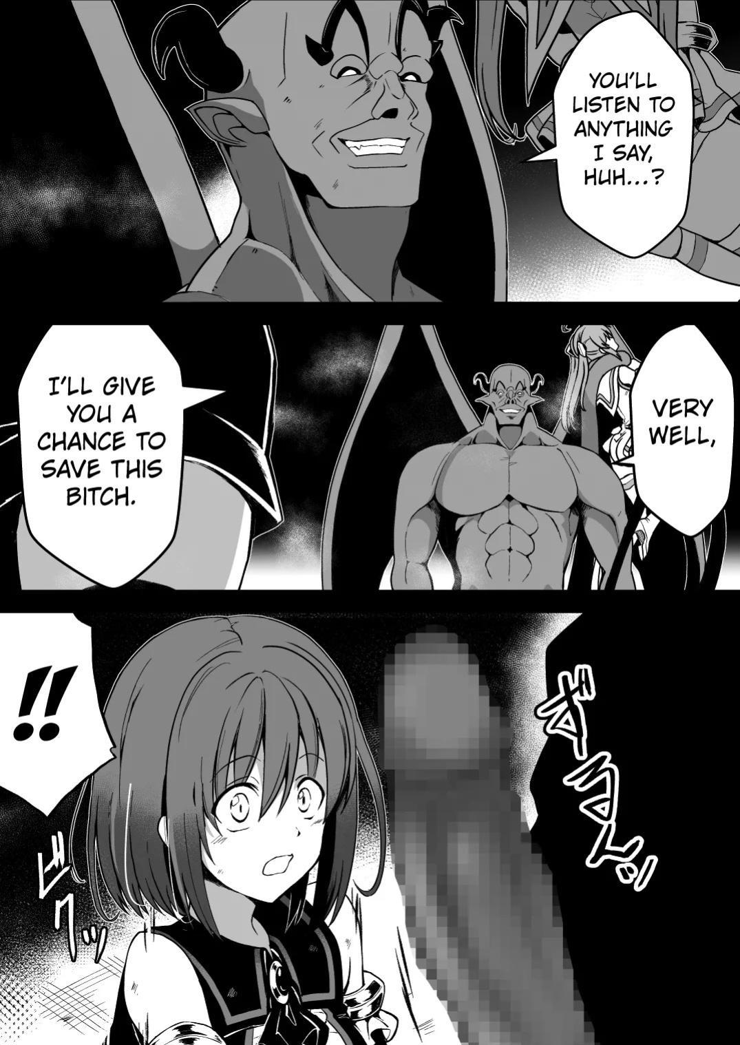 [Milk Dipper] Rankou Tenshi Arutemisu ~ Nakama o Toraware Akuma ni Okasa Reta Shōjo no Matsuro ~ [English] [Kuraudo]