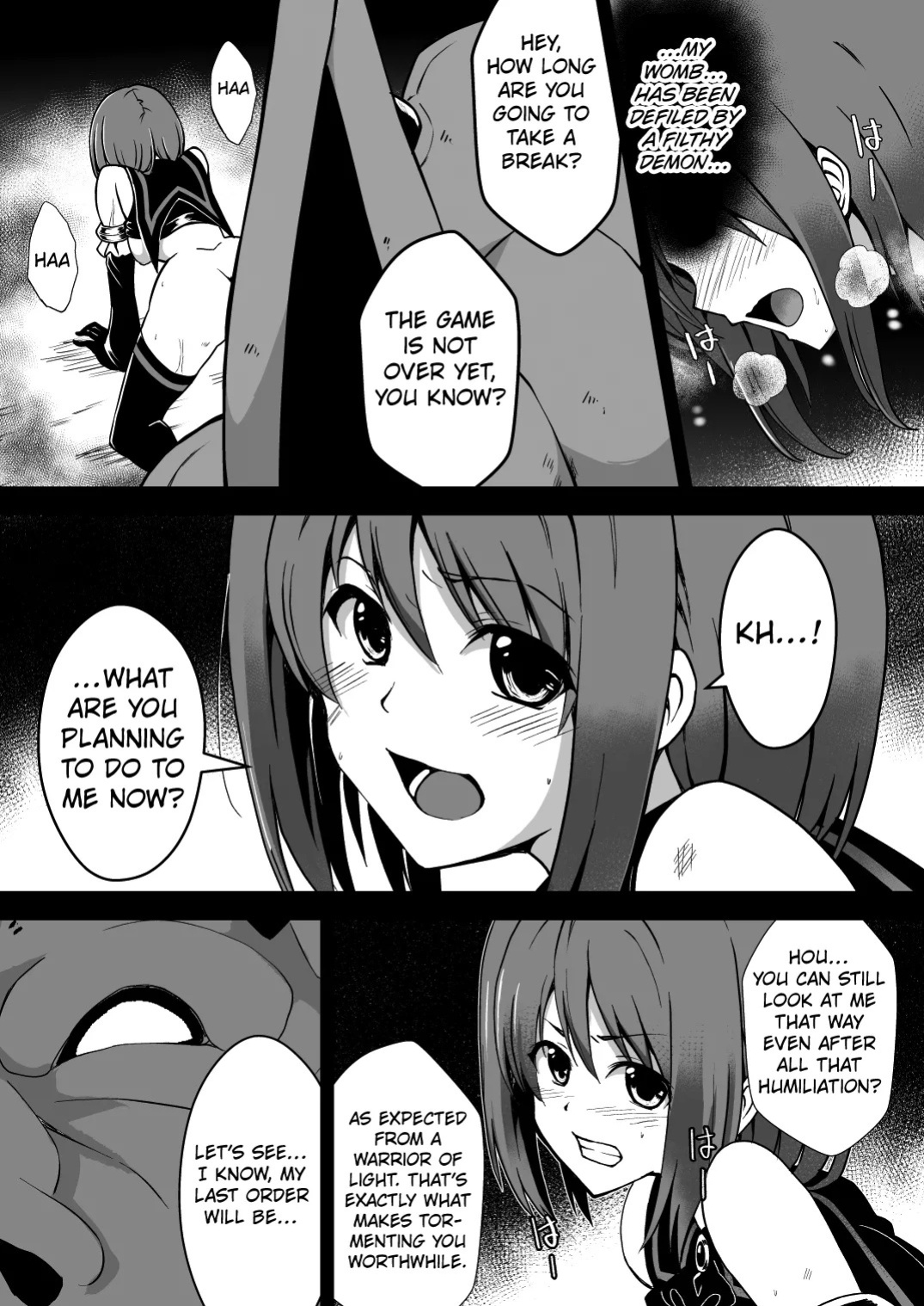 [Milk Dipper] Rankou Tenshi Arutemisu ~ Nakama o Toraware Akuma ni Okasa Reta Shōjo no Matsuro ~ [English] [Kuraudo]
