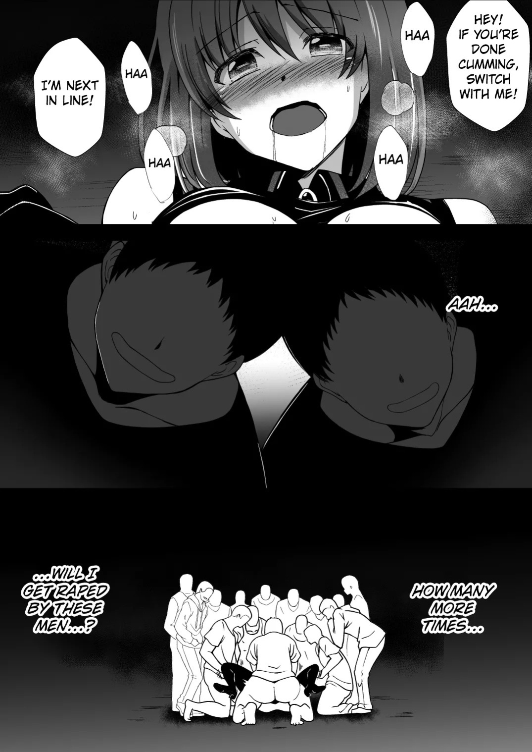 [Milk Dipper] Rankou Tenshi Arutemisu ~ Nakama o Toraware Akuma ni Okasa Reta Shōjo no Matsuro ~ [English] [Kuraudo]