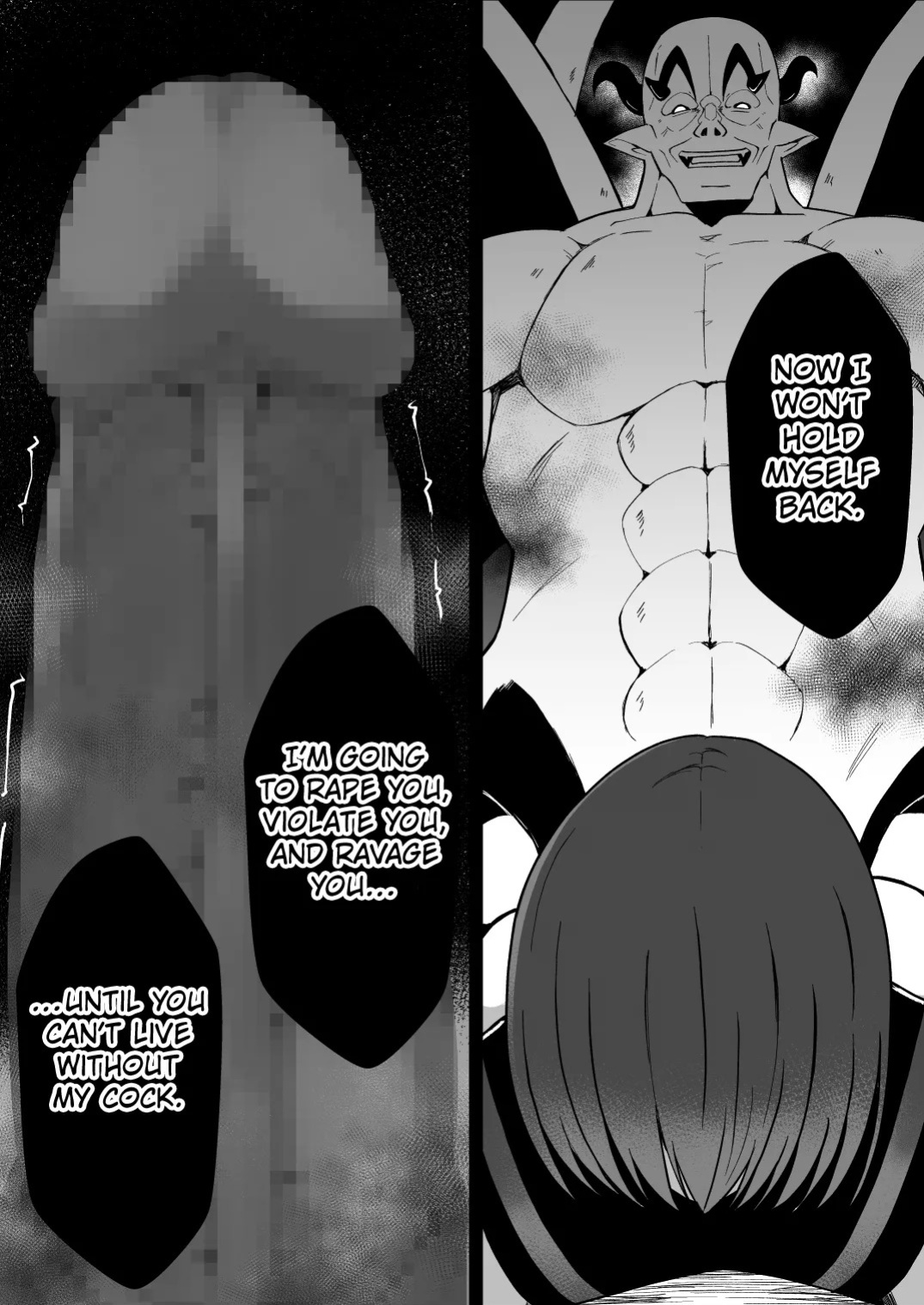 [Milk Dipper] Rankou Tenshi Arutemisu ~ Nakama o Toraware Akuma ni Okasa Reta Shōjo no Matsuro ~ [English] [Kuraudo]
