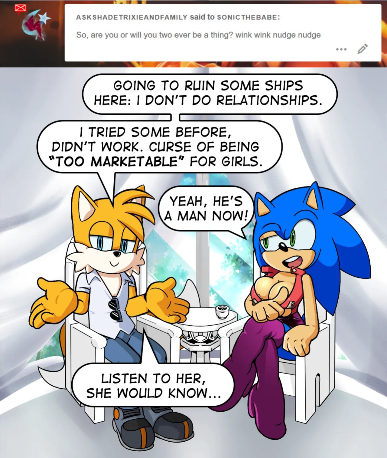 [Miss Phase] Ask Sonic the Babe and Tails