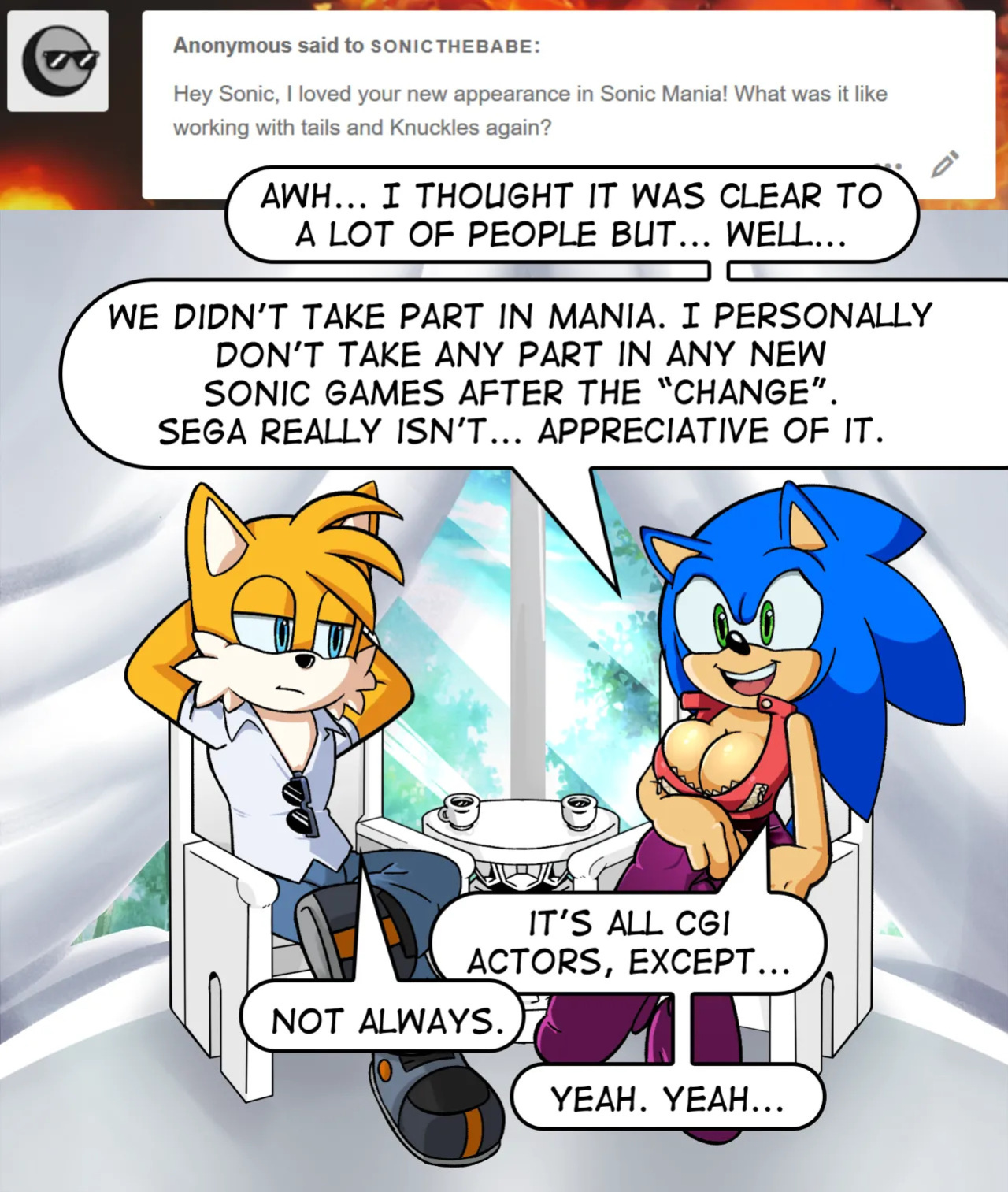 [Miss Phase] Ask Sonic the Babe and Tails