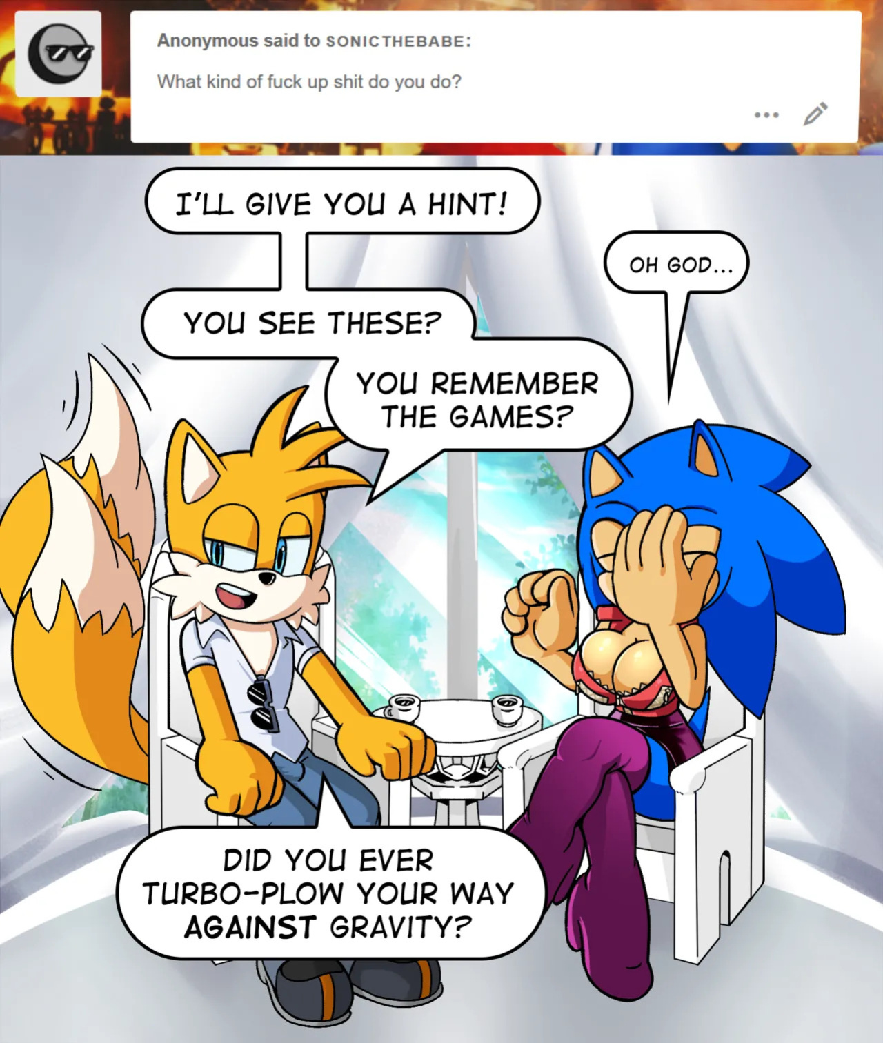 [Miss Phase] Ask Sonic the Babe and Tails
