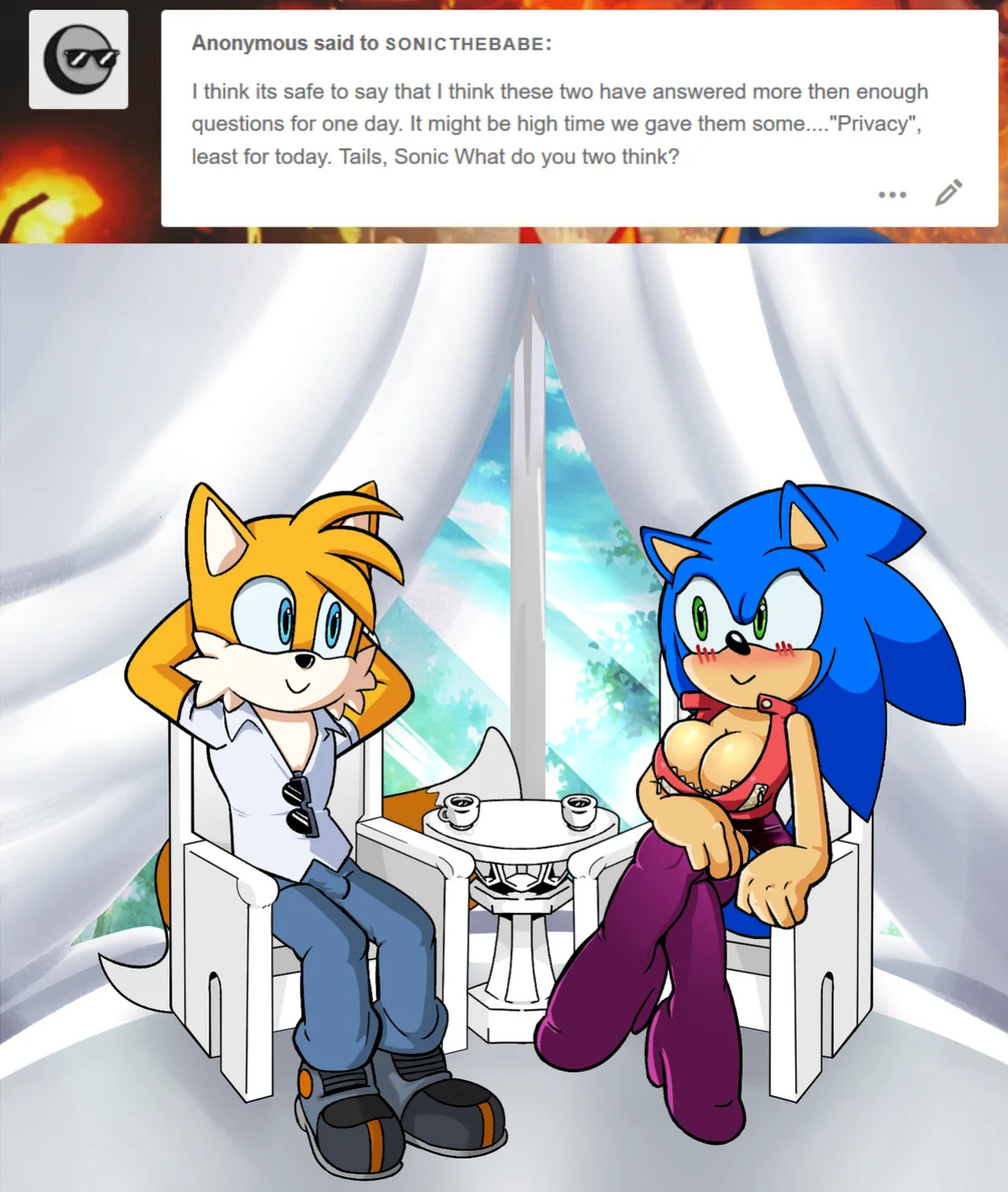 [Miss Phase] Ask Sonic the Babe and Tails