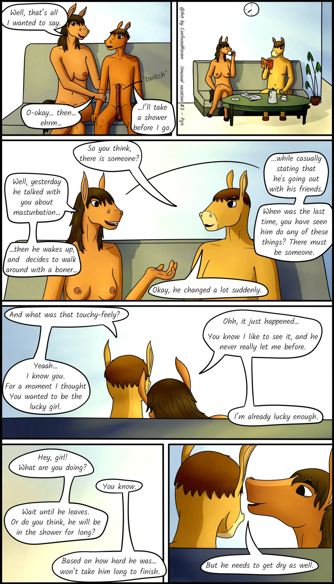[ConfusedRaven] Unusual Vacation #3 - The wolf and the sheep