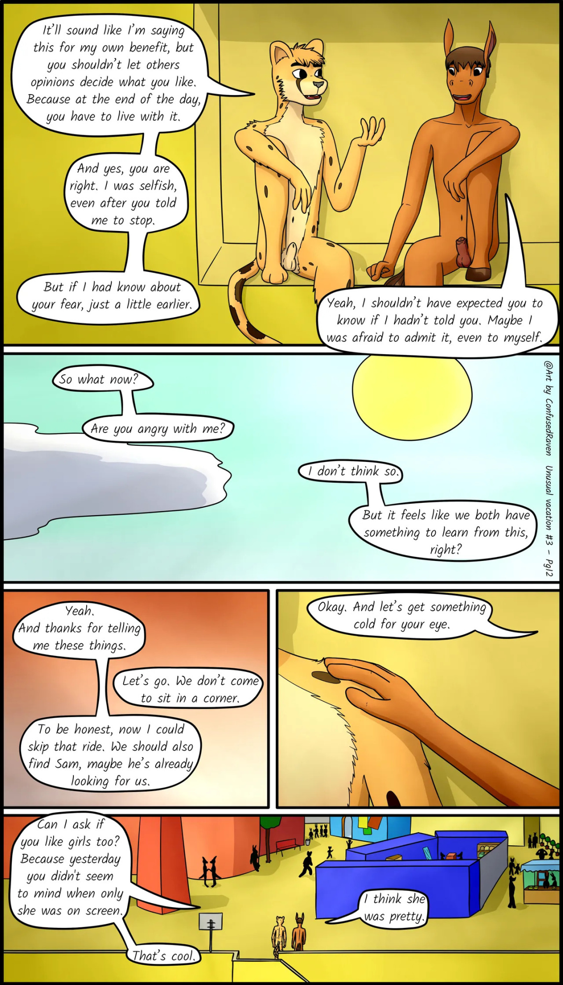[ConfusedRaven] Unusual Vacation #3 - The wolf and the sheep