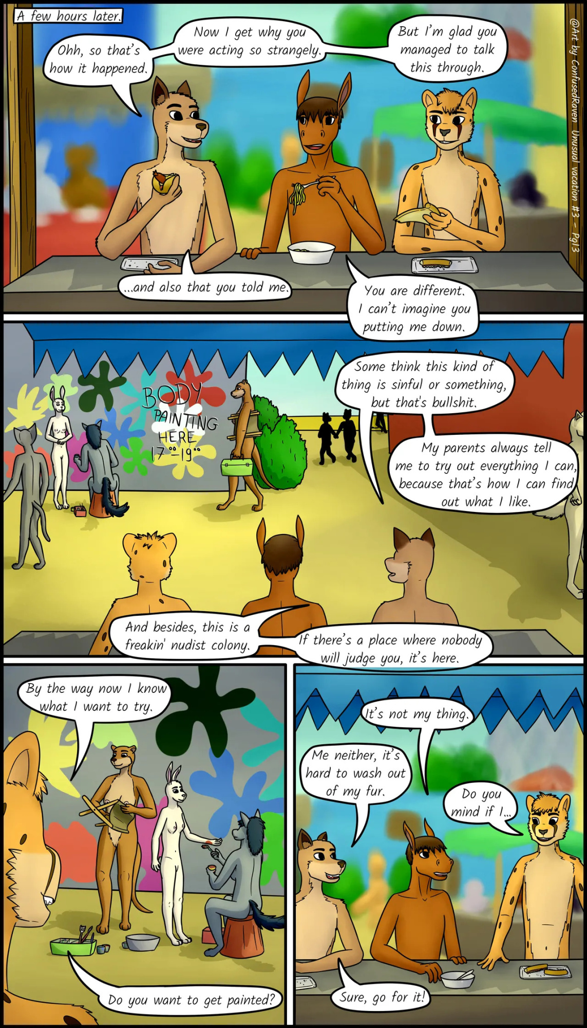 [ConfusedRaven] Unusual Vacation #3 - The wolf and the sheep