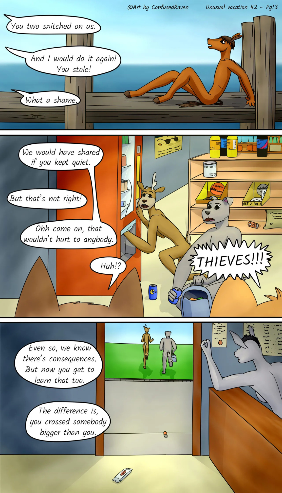 [ConfusedRaven] Unusual Vacation #2 - What are friends for