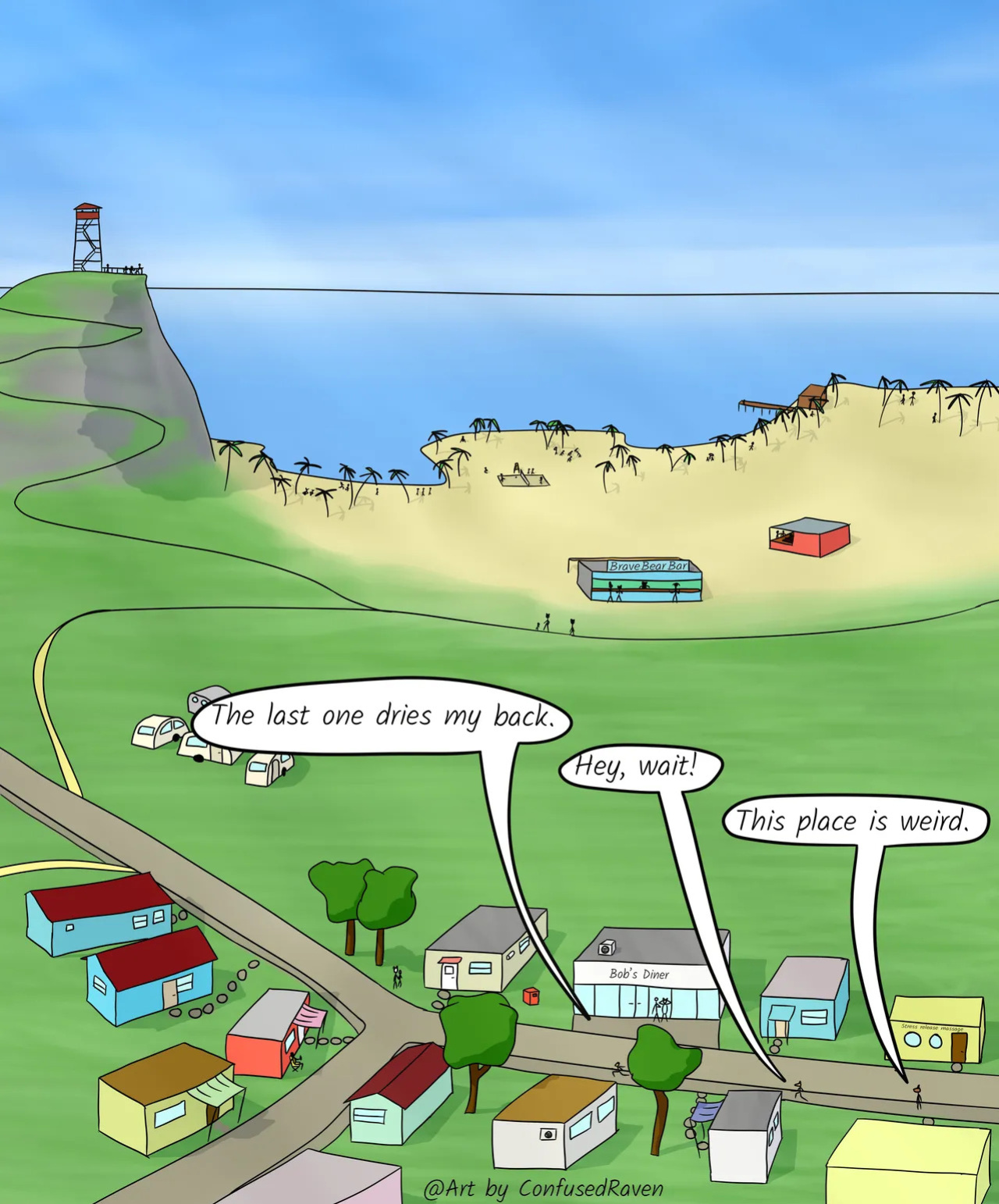 [ConfusedRaven] Unusual Vacation #1 - Hard beginning