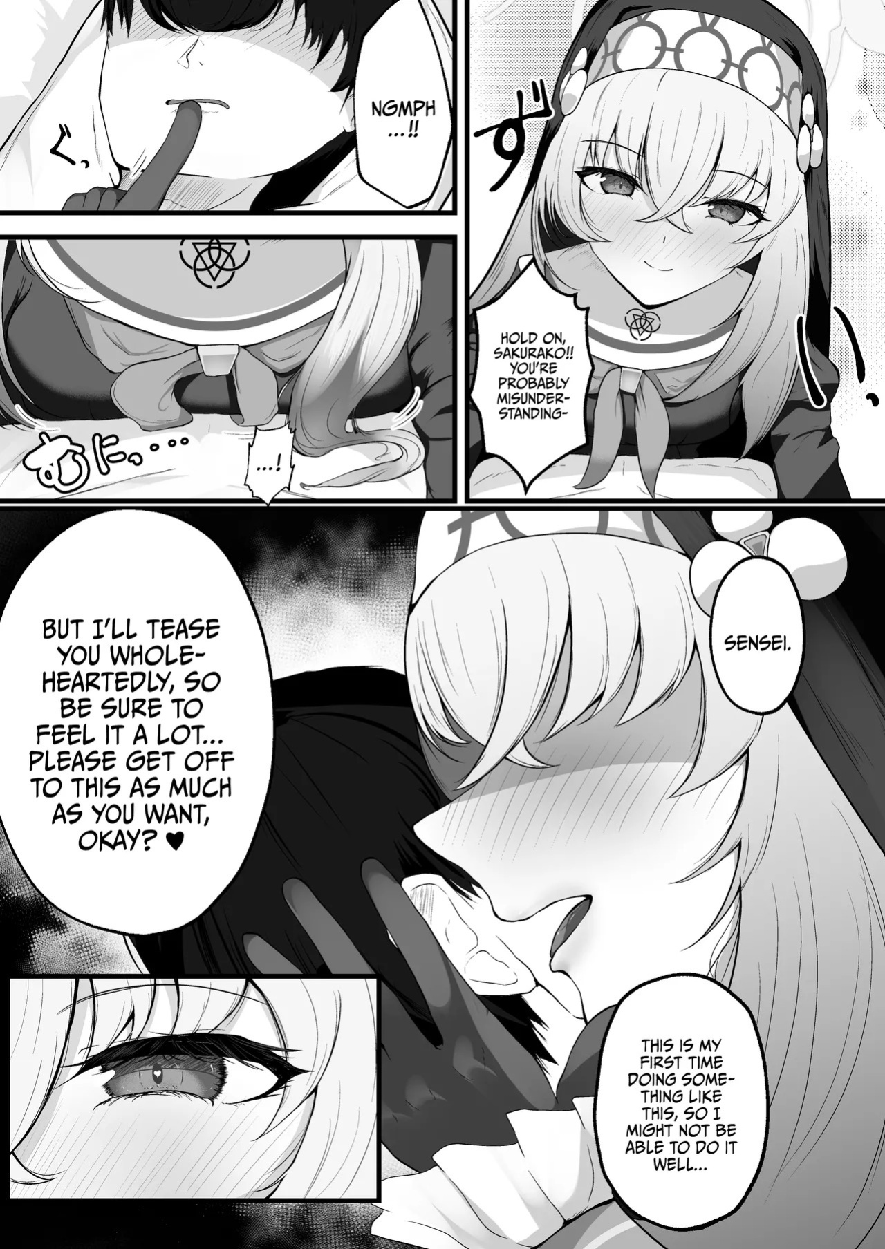[Huyu no Tataki (Huyugatuo)] Kou Iu no ga Osuki nano desu yo ne | You Really Like This Kind Of Stuff, Don't You? (Blue Archive) [English] {Doujins.com} [Digital]