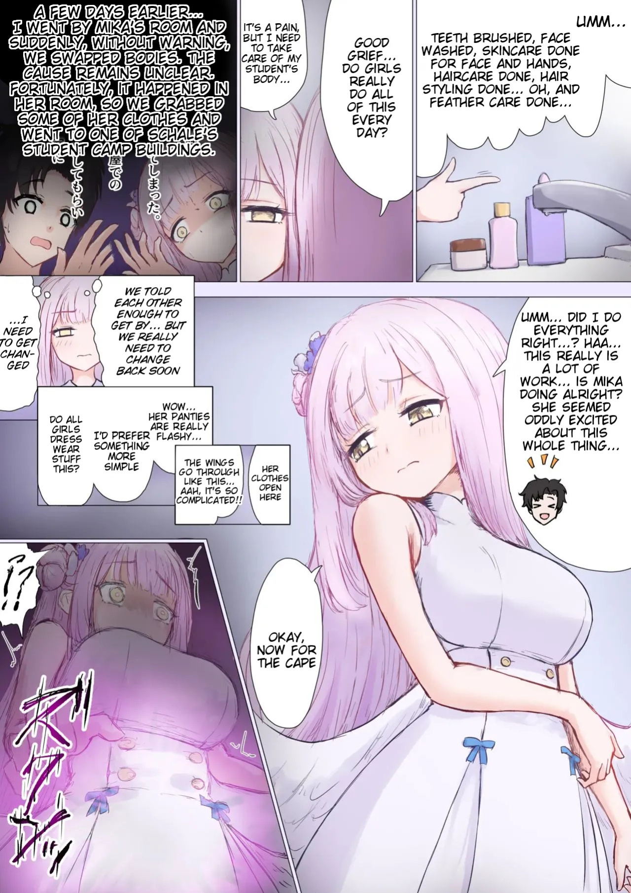 [Nuco Nanatume] Mika, Sensei Irekawari TS (Blue Archive) [English] [Tigoris Translates]