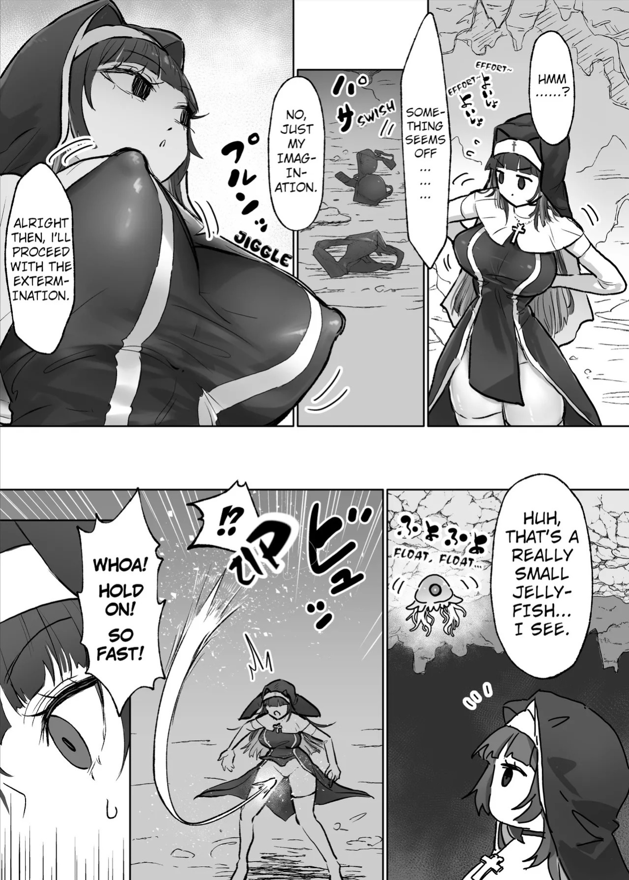 [Neruhitsuji] Joutai Ijou Taisei Sister-san to Taisei Kantsuu Saimin Kurage | "Abnormal Status"-Resistant Nun vs. Resistance-Penetrating Hypnotic Jellyfish [English]