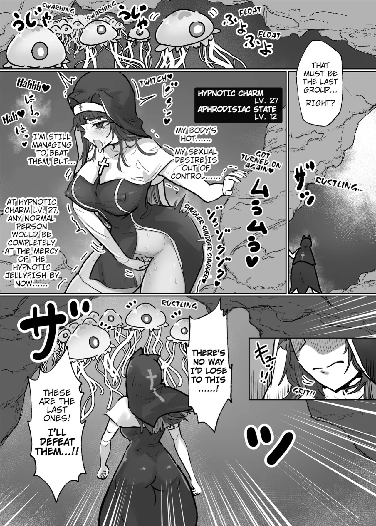 [Neruhitsuji] Joutai Ijou Taisei Sister-san to Taisei Kantsuu Saimin Kurage | "Abnormal Status"-Resistant Nun vs. Resistance-Penetrating Hypnotic Jellyfish [English]