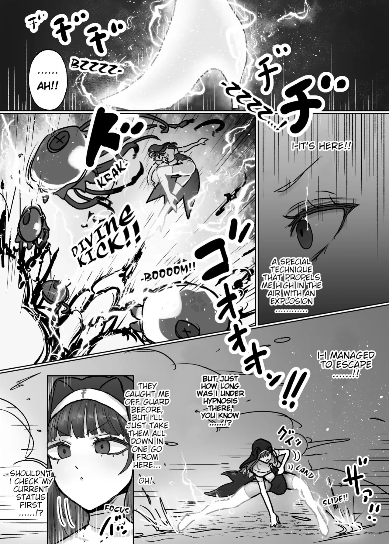 [Neruhitsuji] Joutai Ijou Taisei Sister-san to Taisei Kantsuu Saimin Kurage | "Abnormal Status"-Resistant Nun vs. Resistance-Penetrating Hypnotic Jellyfish [English]