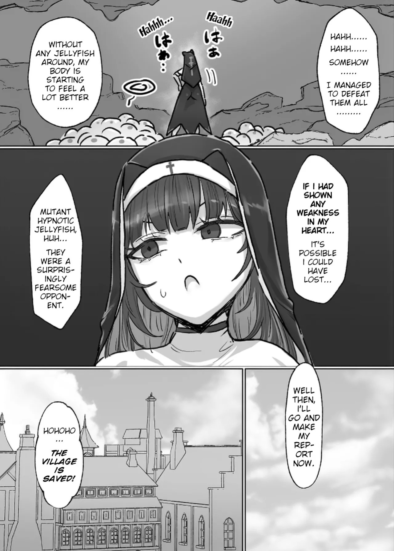[Neruhitsuji] Joutai Ijou Taisei Sister-san to Taisei Kantsuu Saimin Kurage | "Abnormal Status"-Resistant Nun vs. Resistance-Penetrating Hypnotic Jellyfish [English]