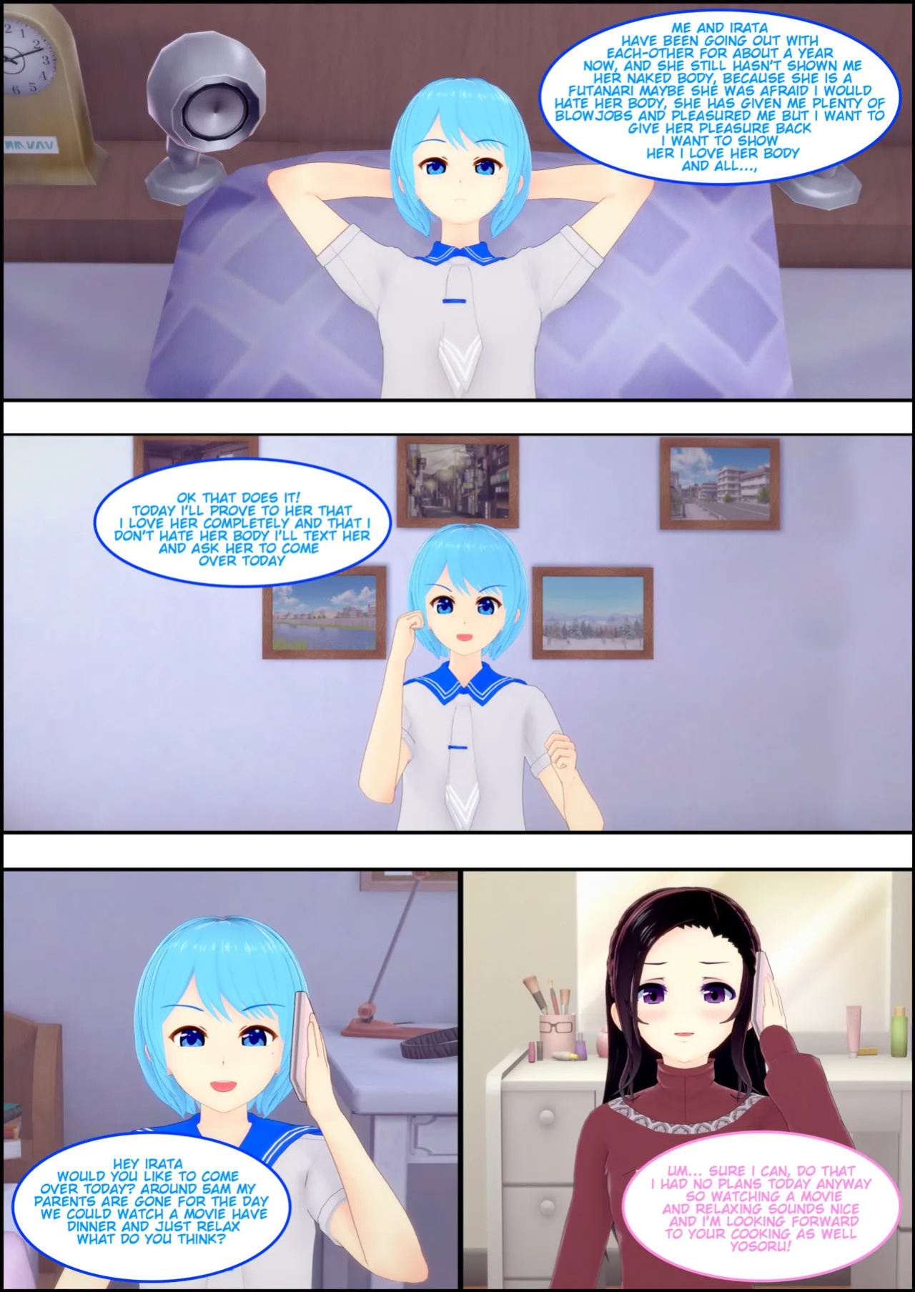showing my futanari girlfriend how much i love her (ongoing)