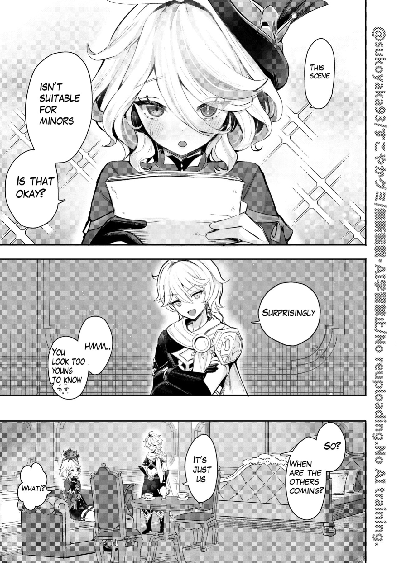 [GlowMercury (Sukoyakagumi)] Otona no Tetosia - The Tabletop Troupe for adults only (Genshin Impact) [English] [Digital]