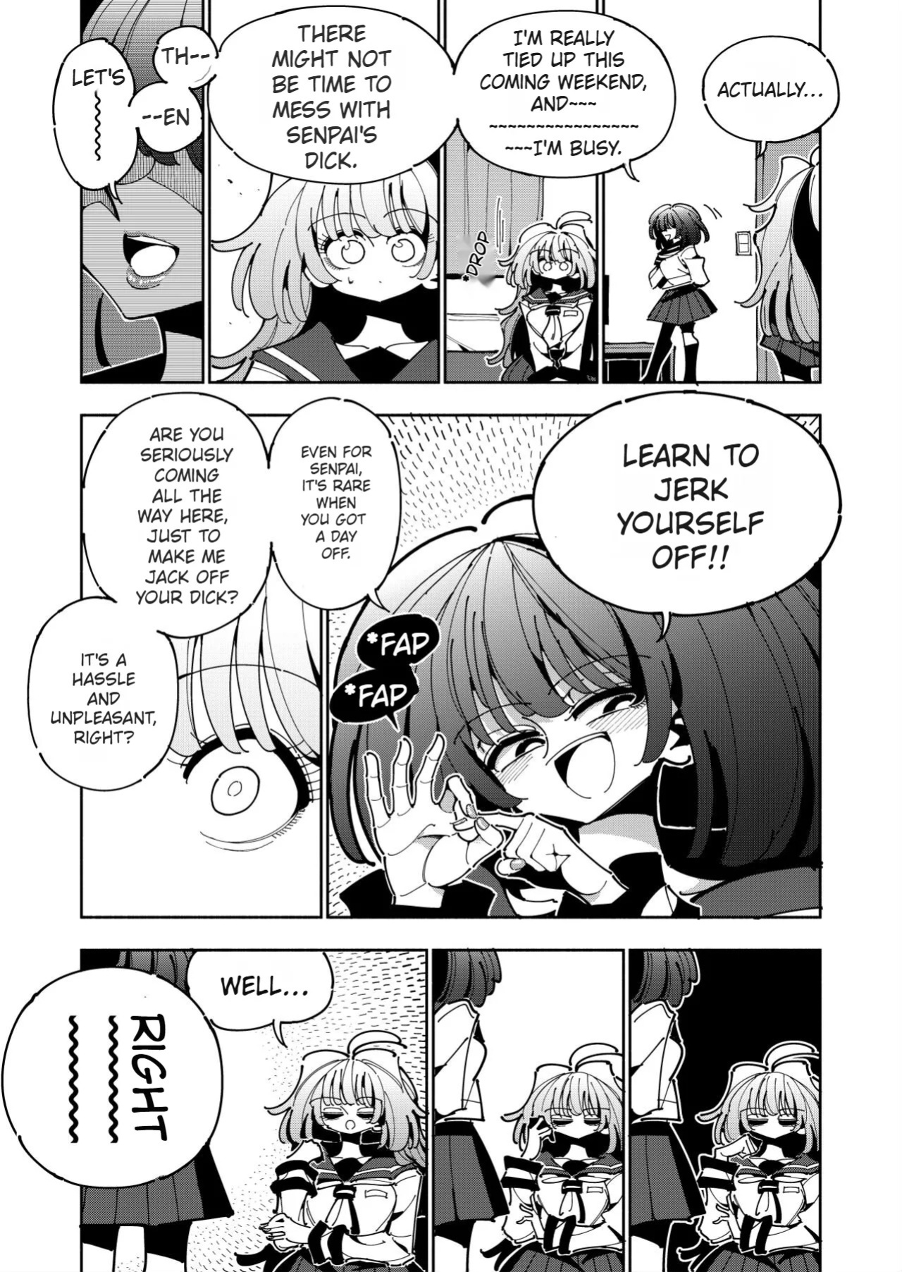Shizuku and Shiori IF (First Part) -Learn in Five Days! A Guide to Futanari Masturbation- (1st to 2nd day)