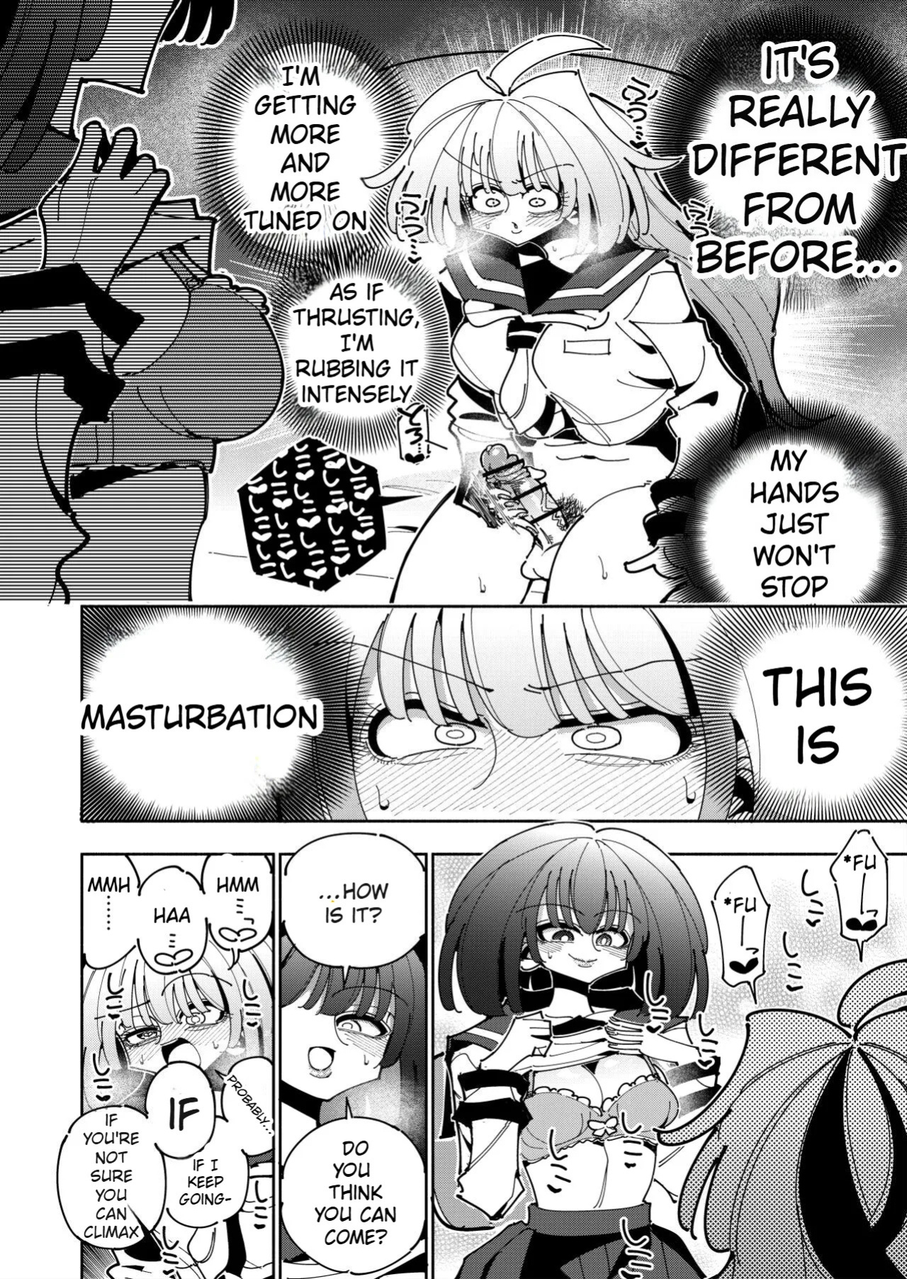 Shizuku and Shiori IF (First Part) -Learn in Five Days! A Guide to Futanari Masturbation- (1st to 2nd day)