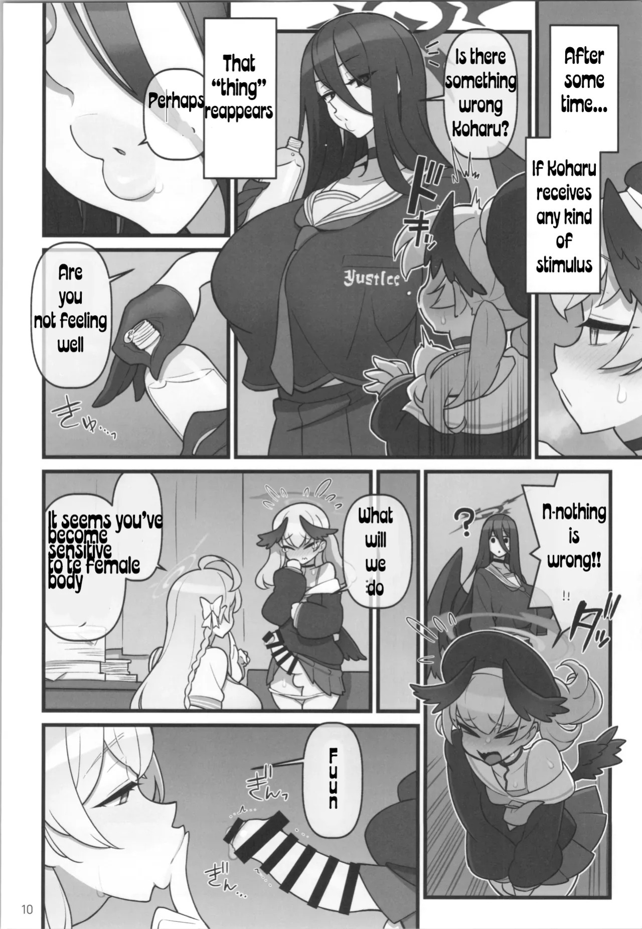 (C103) [Kakuzato-ichi (Kakuzatou)] Koharu Futanaru (Blue Archive) [English] [Diegsterr]