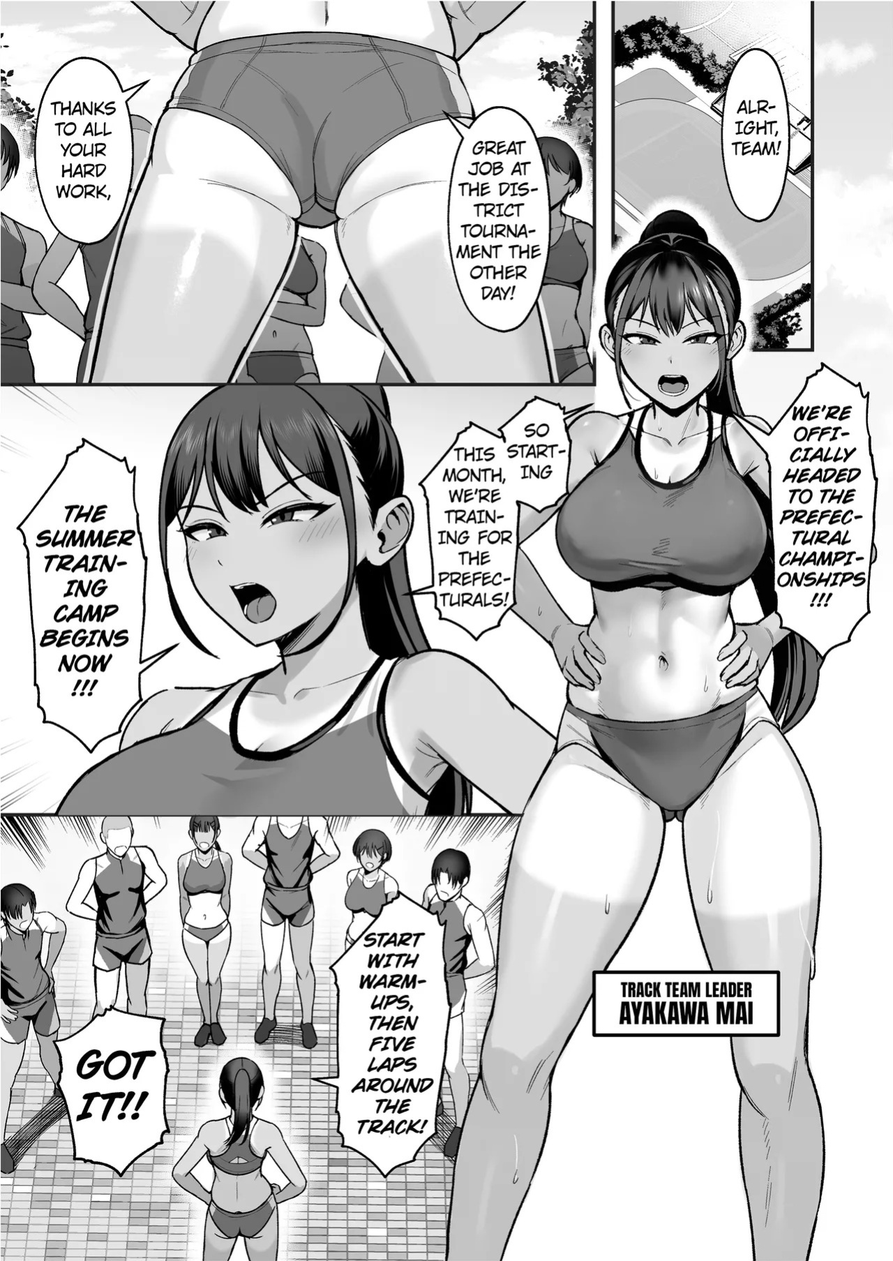 [Eat in (Toin)] Rikujoubu Buchou, Yankee-tachi ni Otosareru 2 | Track and Field Club Leader Surrenders to a Bunch of Delinquents 2 [English] [SomeGoodHentai] [Digital]