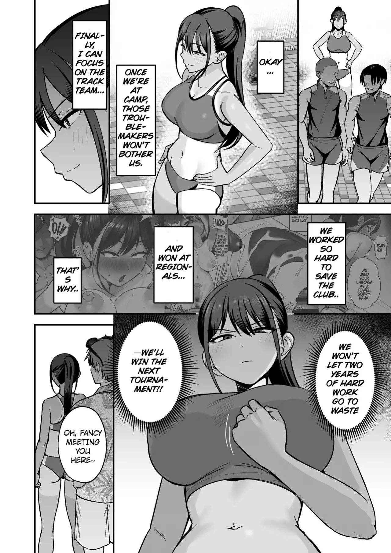 [Eat in (Toin)] Rikujoubu Buchou, Yankee-tachi ni Otosareru 2 | Track and Field Club Leader Surrenders to a Bunch of Delinquents 2 [English] [SomeGoodHentai] [Digital]