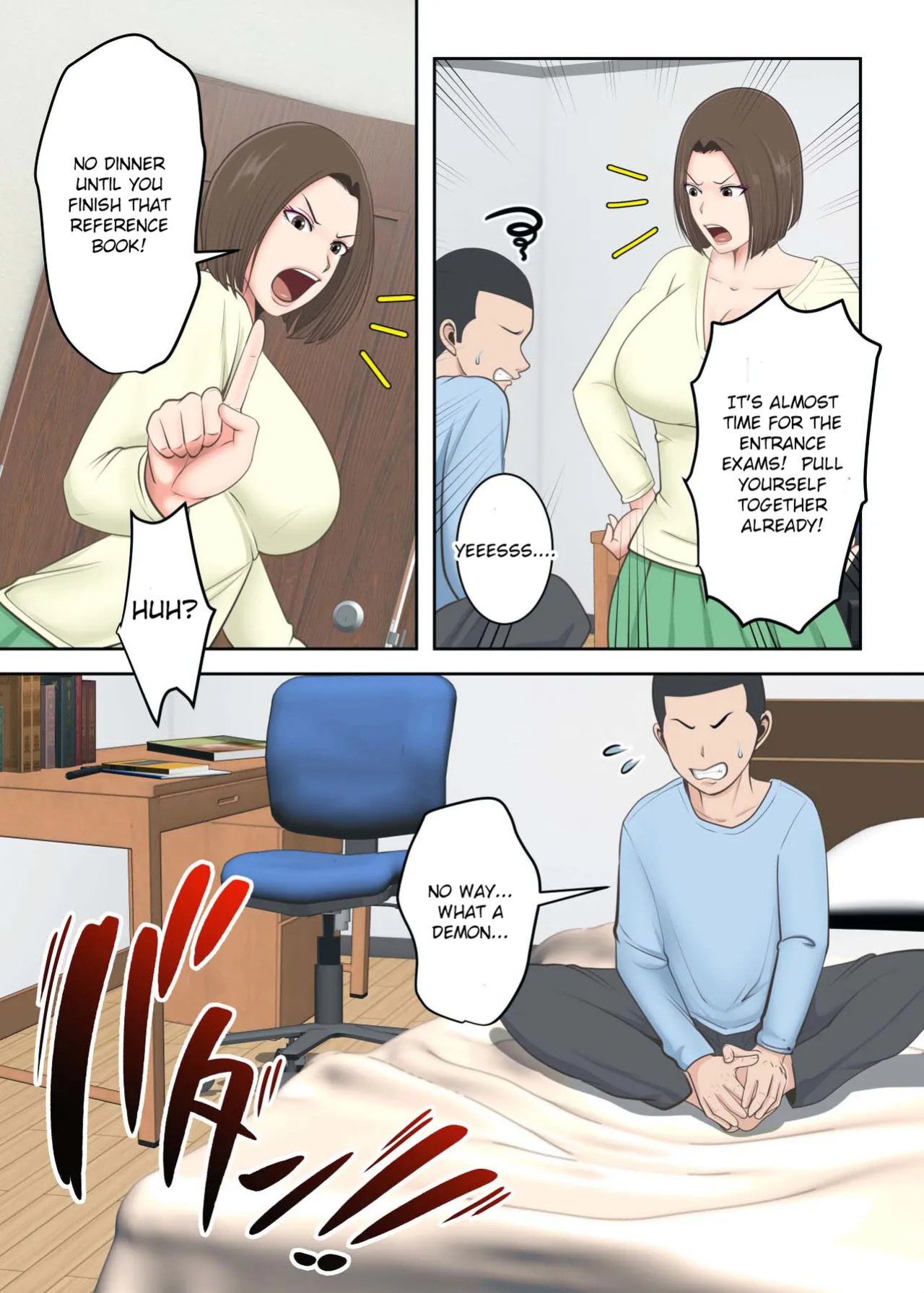 [Yuriko Club] Oni no Kyouiku Mama ga Musuko to Amaama SEX Suru made [English]